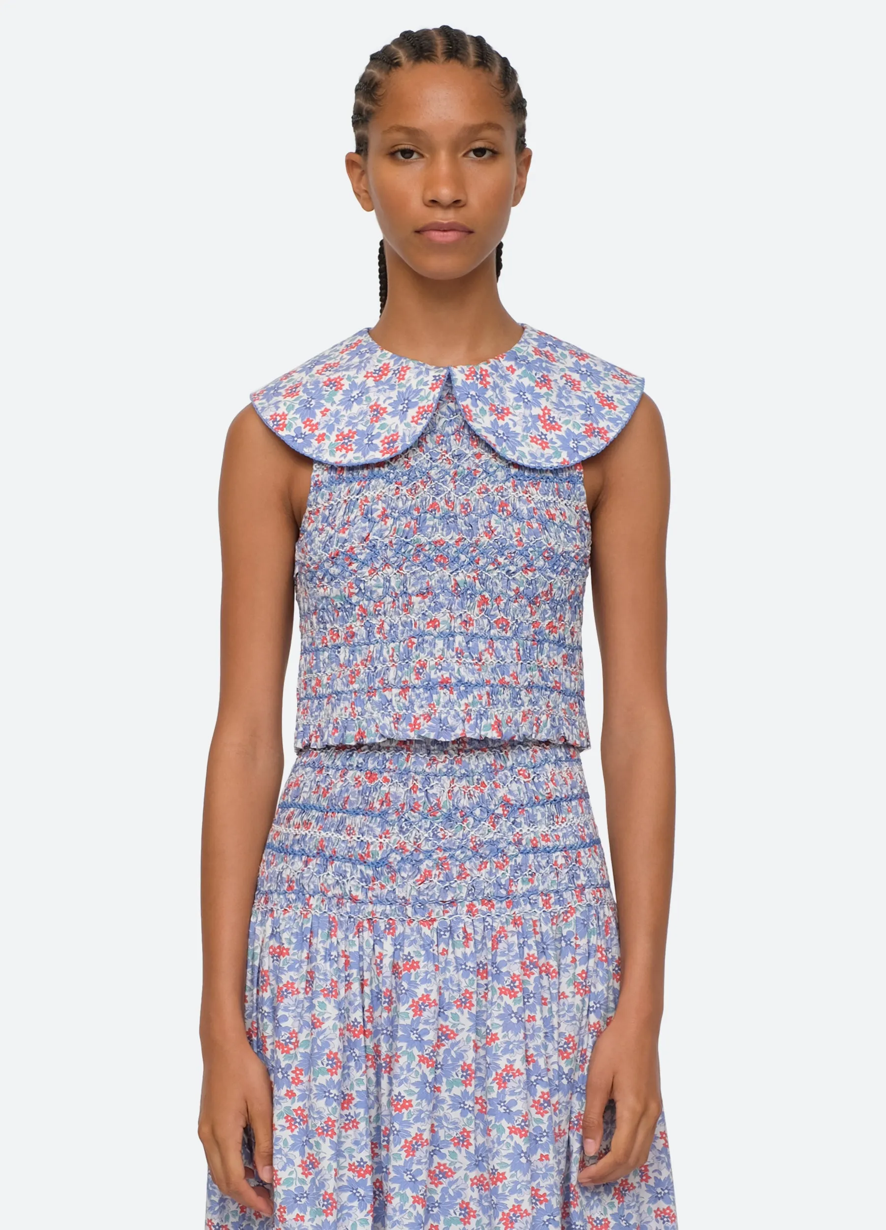 Peggy Smocked Top sold by Sea New York product image thumbnail 2