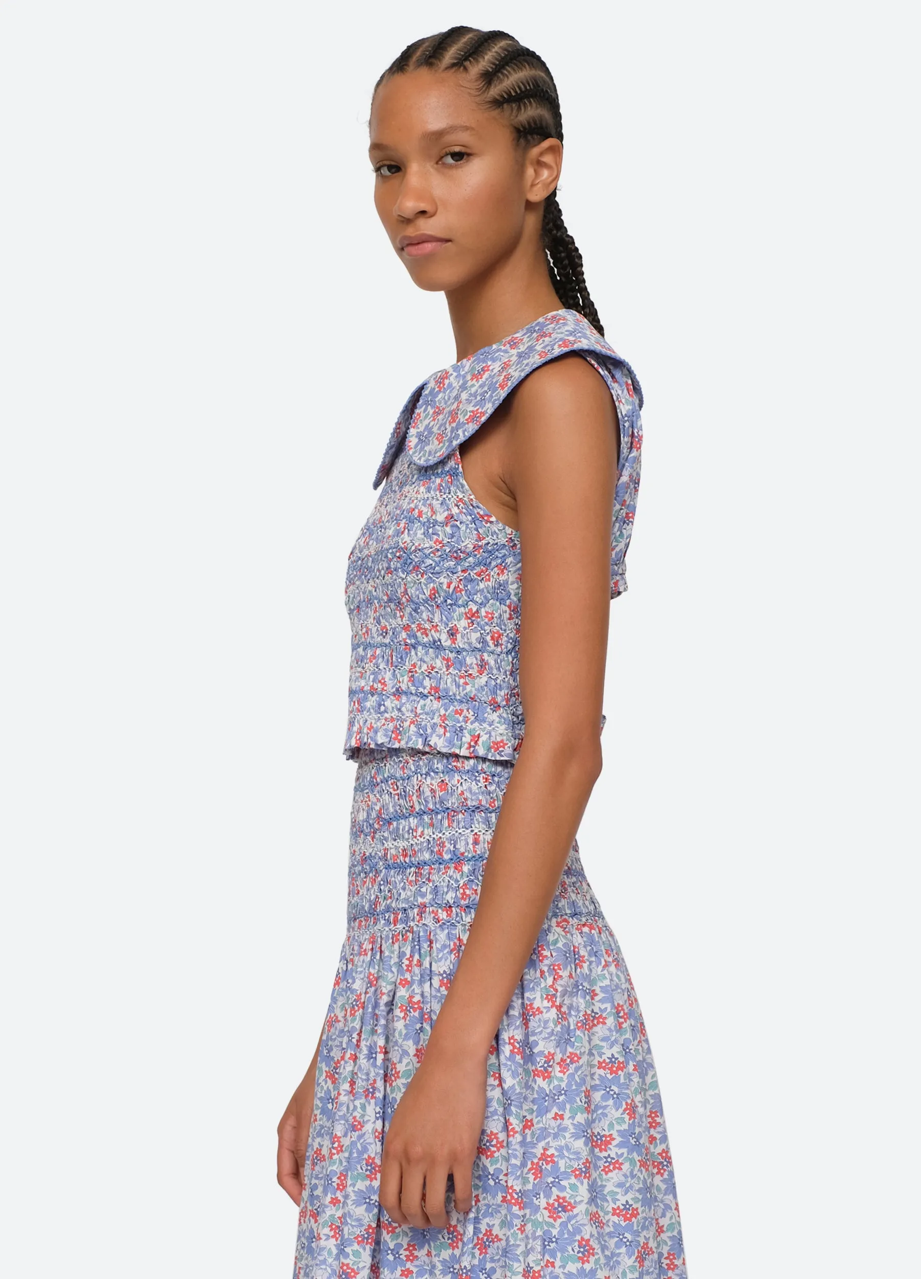 Peggy Smocked Top sold by Sea New York product image thumbnail 4