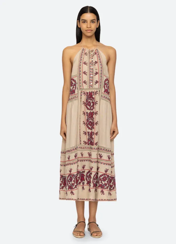 Beena Halter Neck Dress made by Sea New York