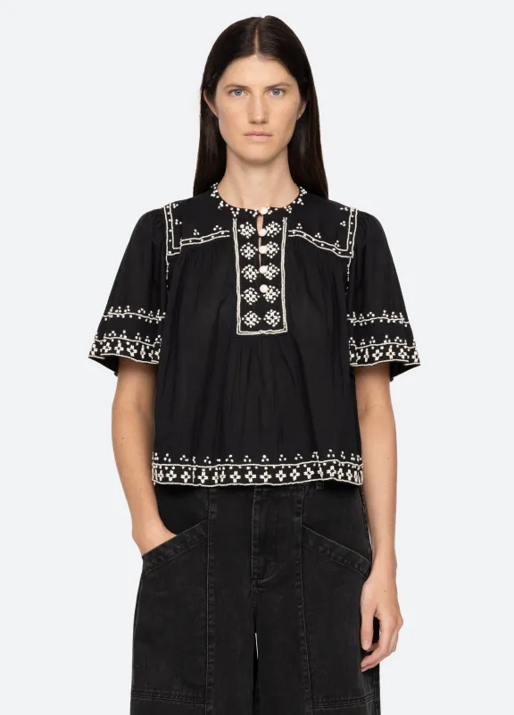 Mille S/S Top sold by Sea New York