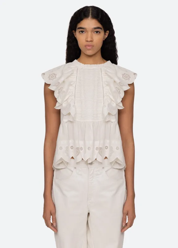 Jeanetta Tank made by Sea New York