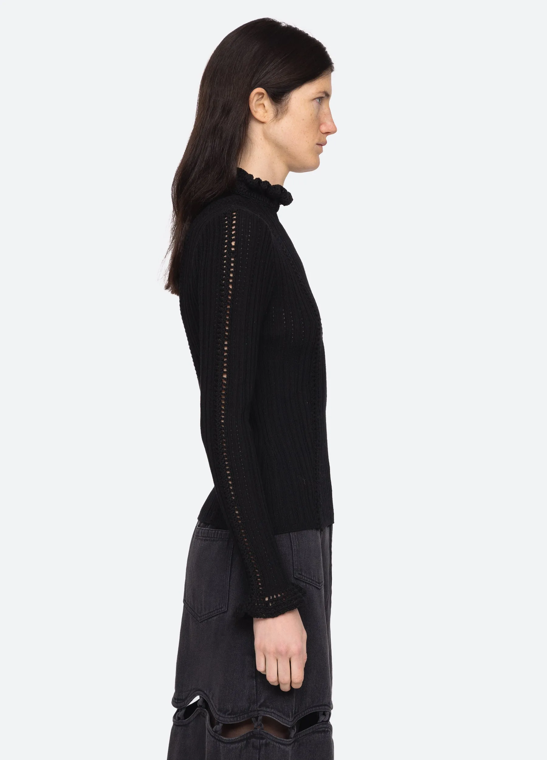 Riva Turtle Neck Top sold by Sea New York product image thumbnail 4