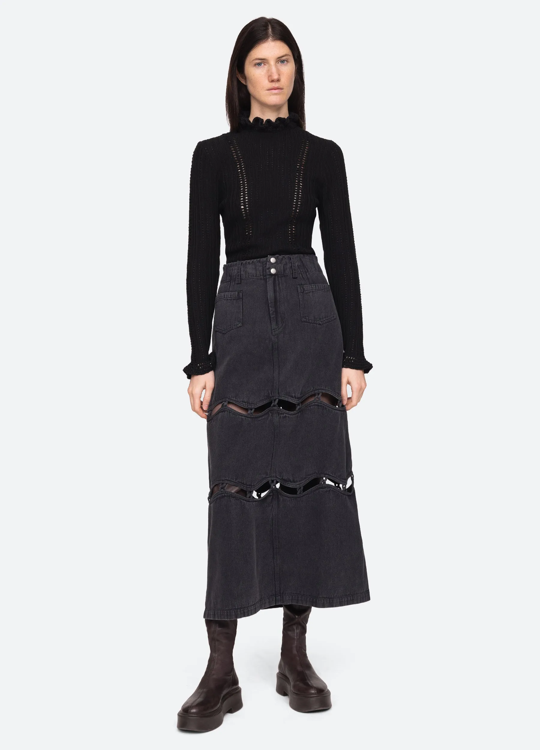 Riva Turtle Neck Top sold by Sea New York product image thumbnail 5