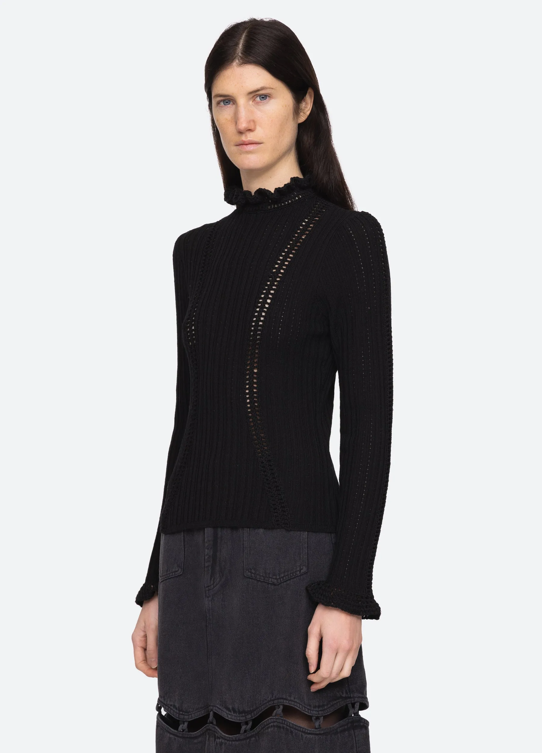 Riva Turtle Neck Top sold by Sea New York product image thumbnail 2