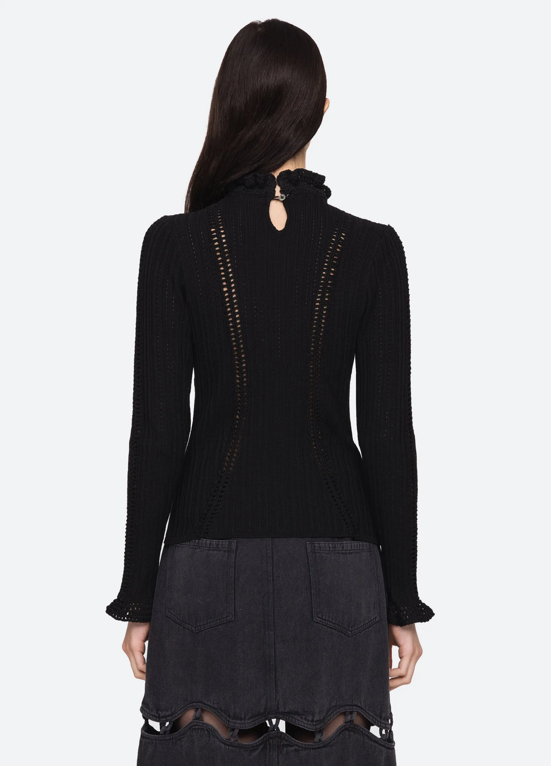 Riva Turtle Neck Top sold by Sea New York product image thumbnail 3