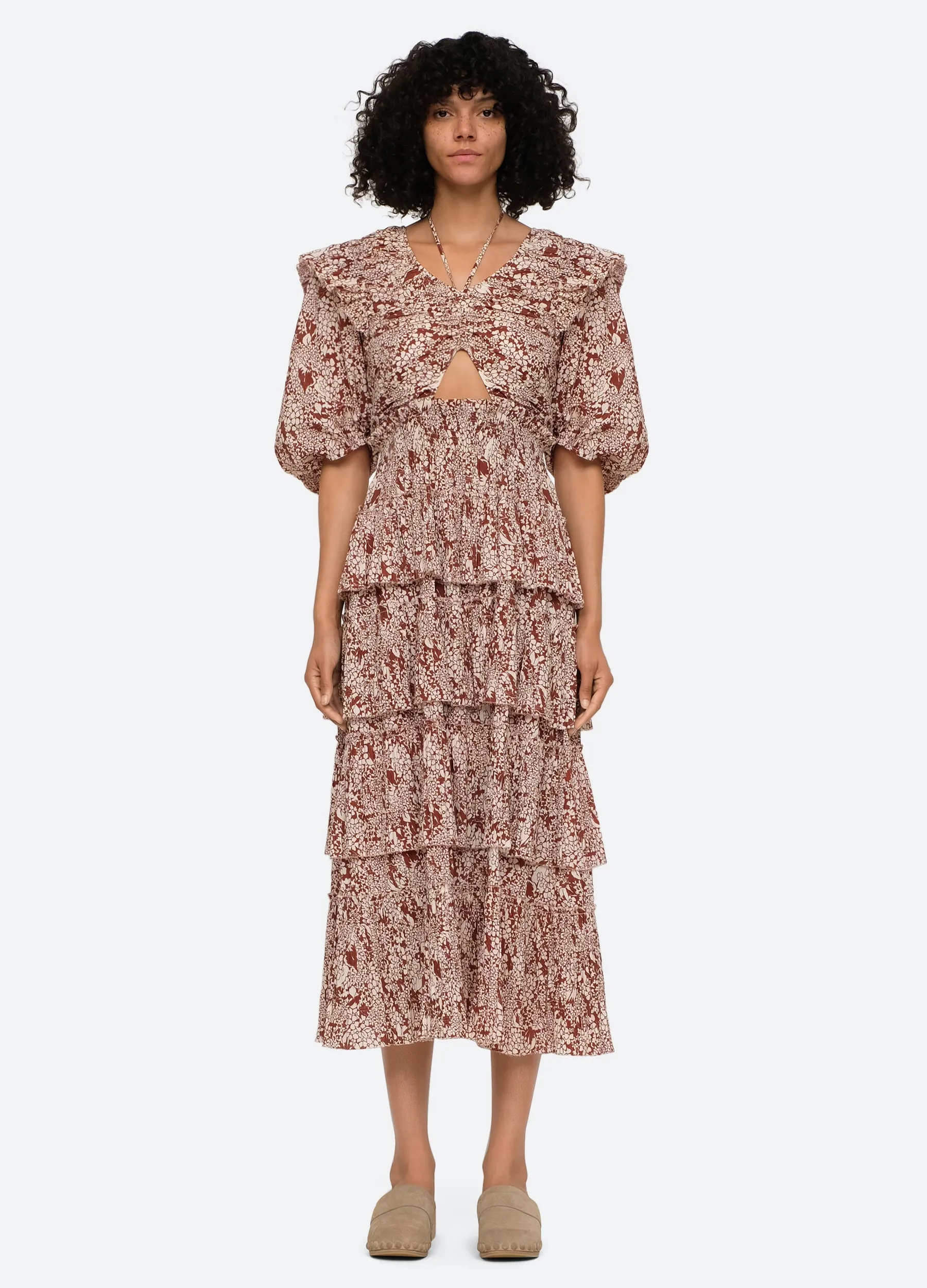 Priya Tiered Dress sold by Sea New York product image thumbnail 3