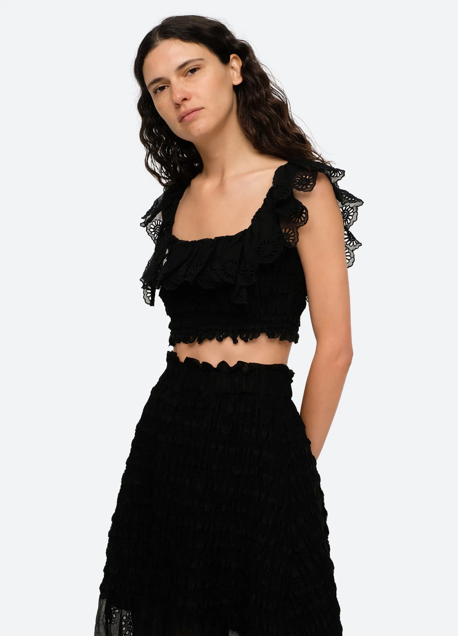 Blaine Crop Top sold by Sea New York
