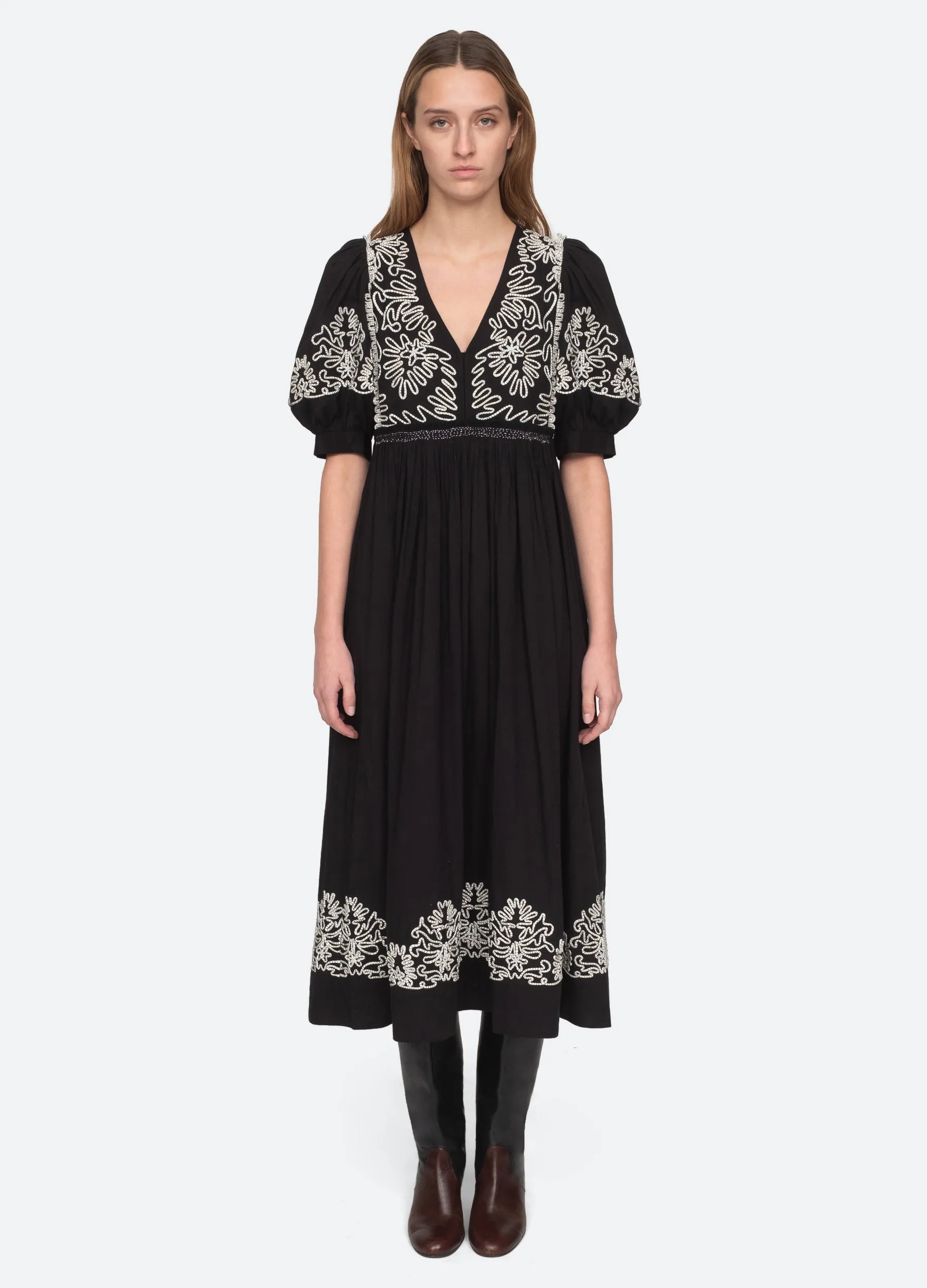 Cordera Puff Slv Dress sold by Sea New York