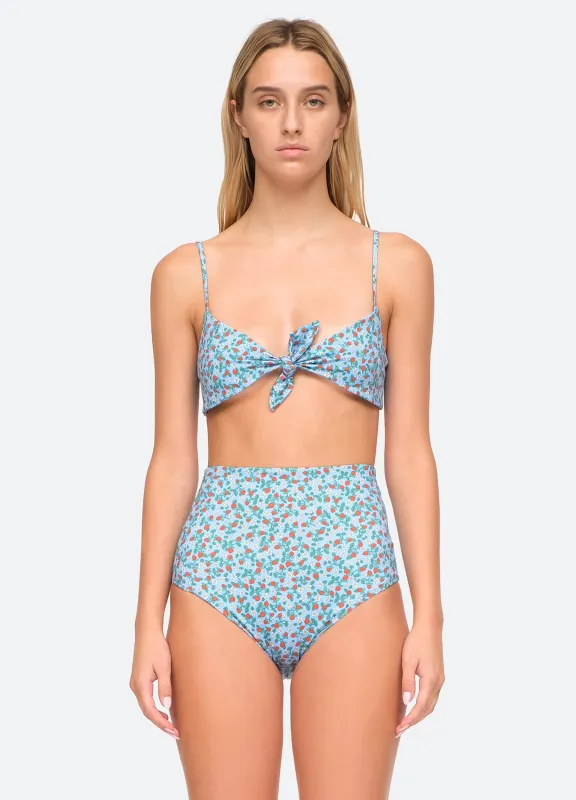 Lilly Bikini Tie Top sold by Sea New York