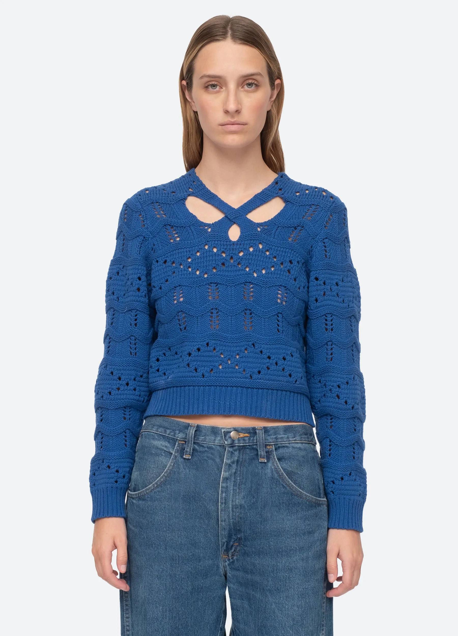 Cole Cutout Sweater sold by Sea New York product image thumbnail 4