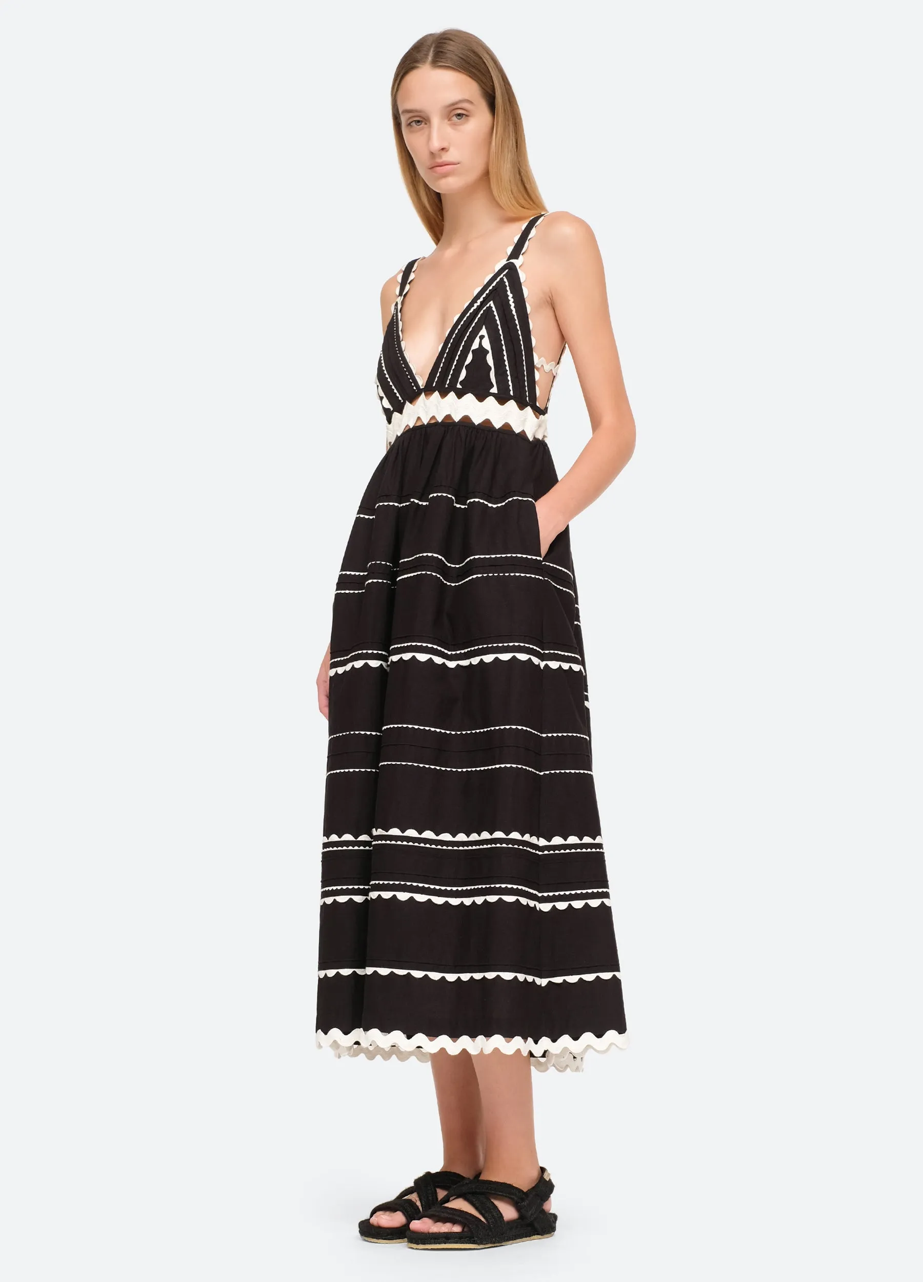 Ryleigh Slip Dress sold by Sea New York product image thumbnail 4