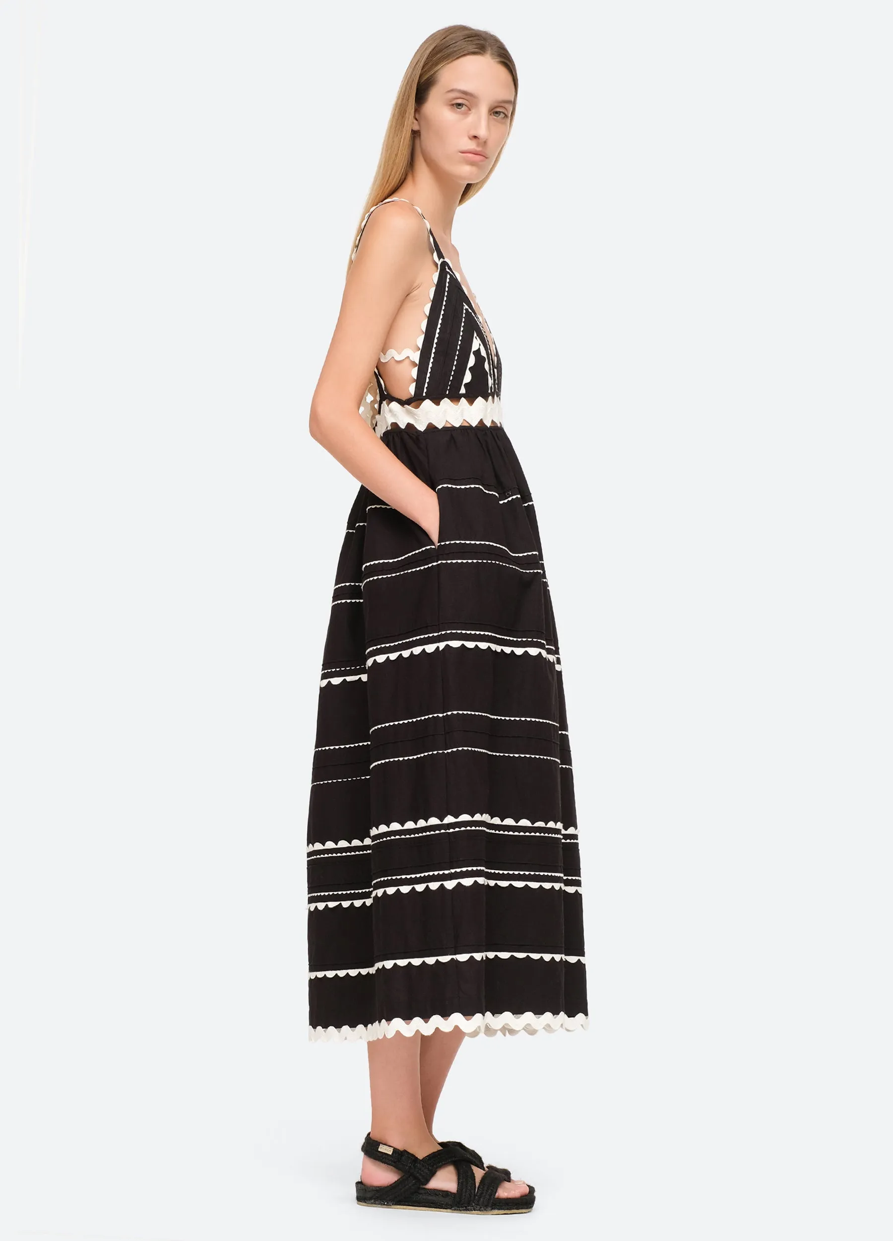 Ryleigh Slip Dress sold by Sea New York product image thumbnail 3