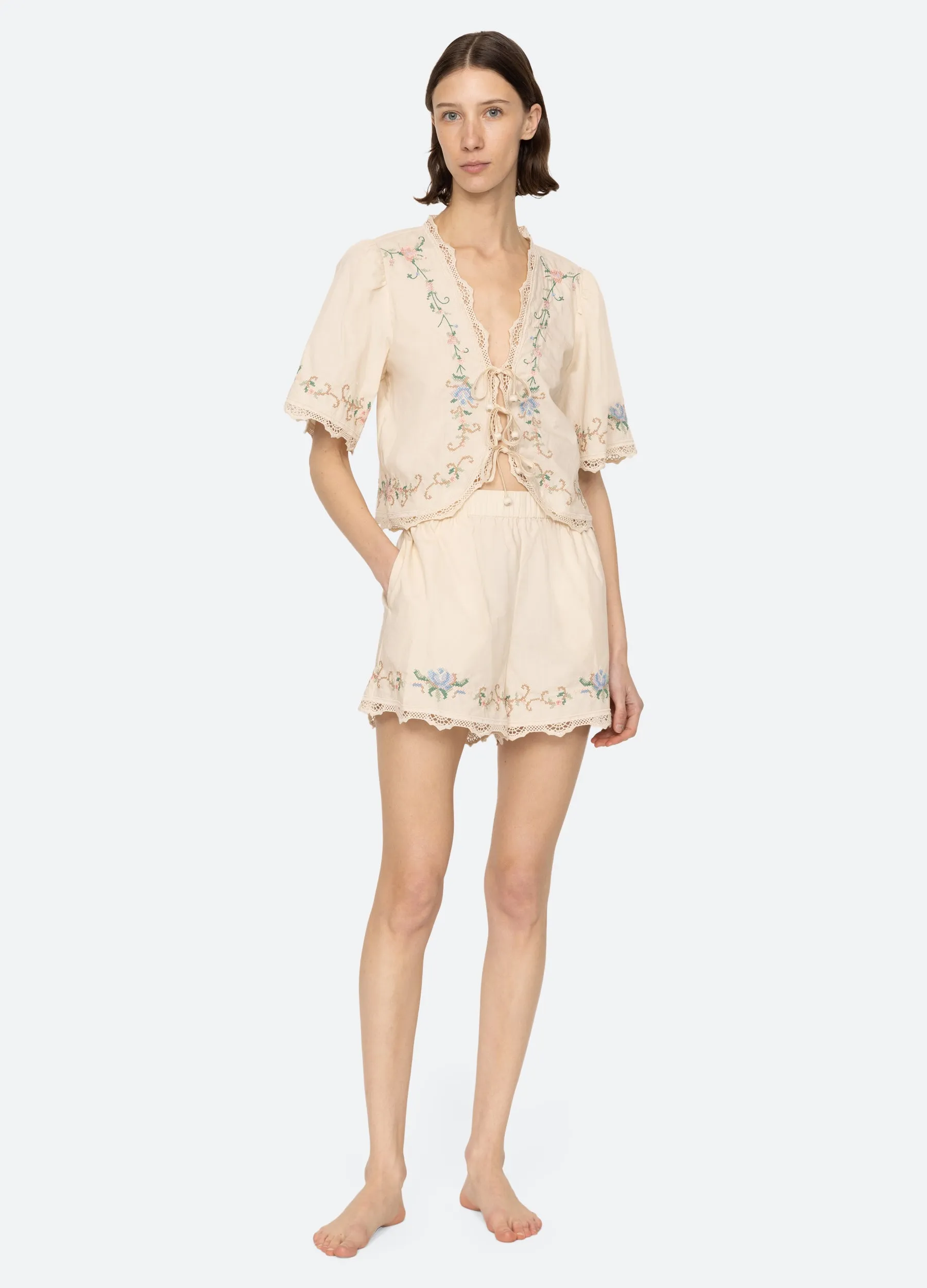 Edwina PJ Short Set sold by Sea New York product image thumbnail 2