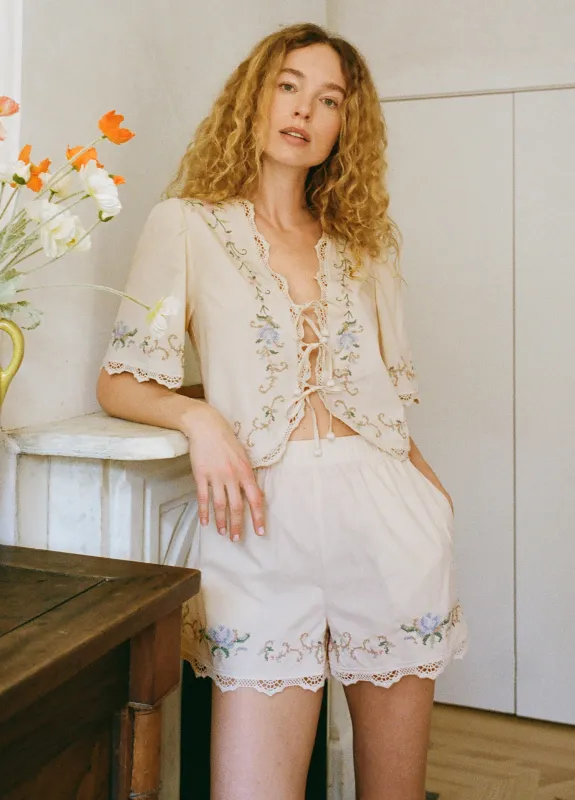 Edwina PJ Short Set sold by Sea New York