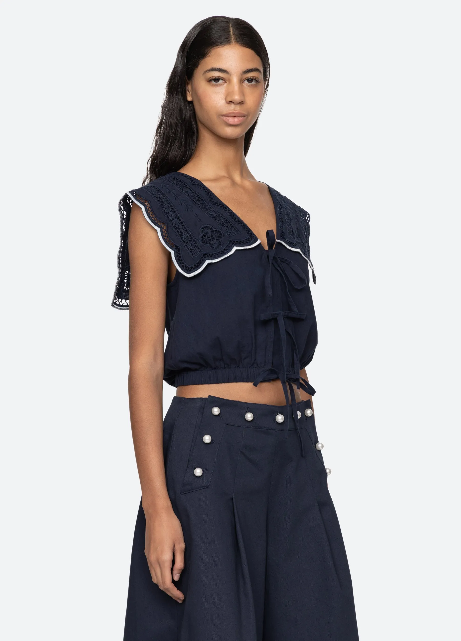 Marie Vest sold by Sea New York product image thumbnail 5