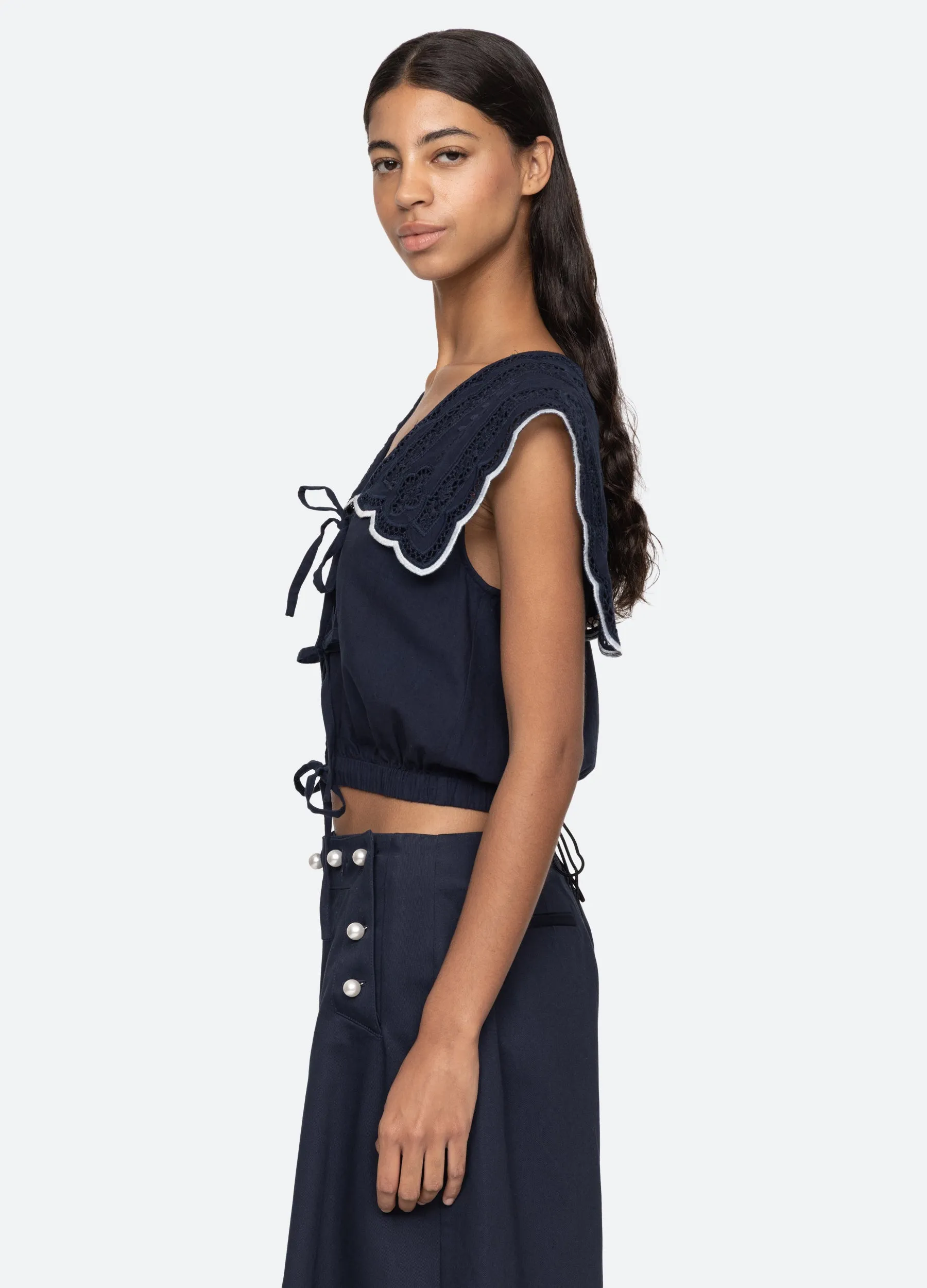 Marie Vest sold by Sea New York product image thumbnail 4