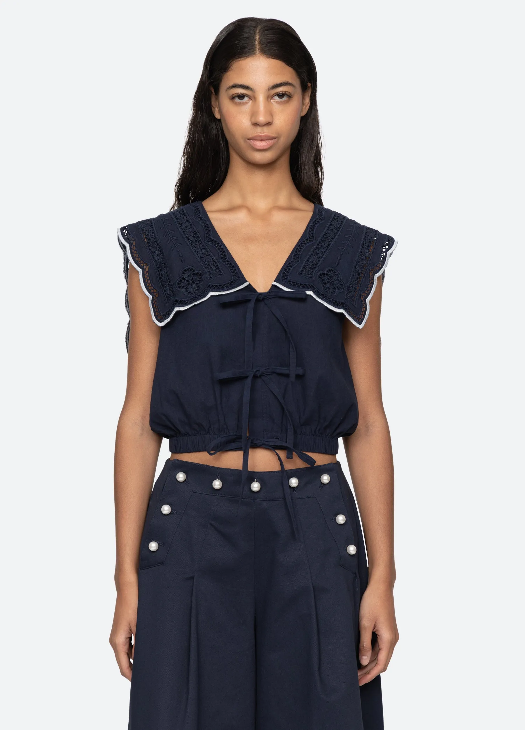 Marie Vest sold by Sea New York product image thumbnail 2