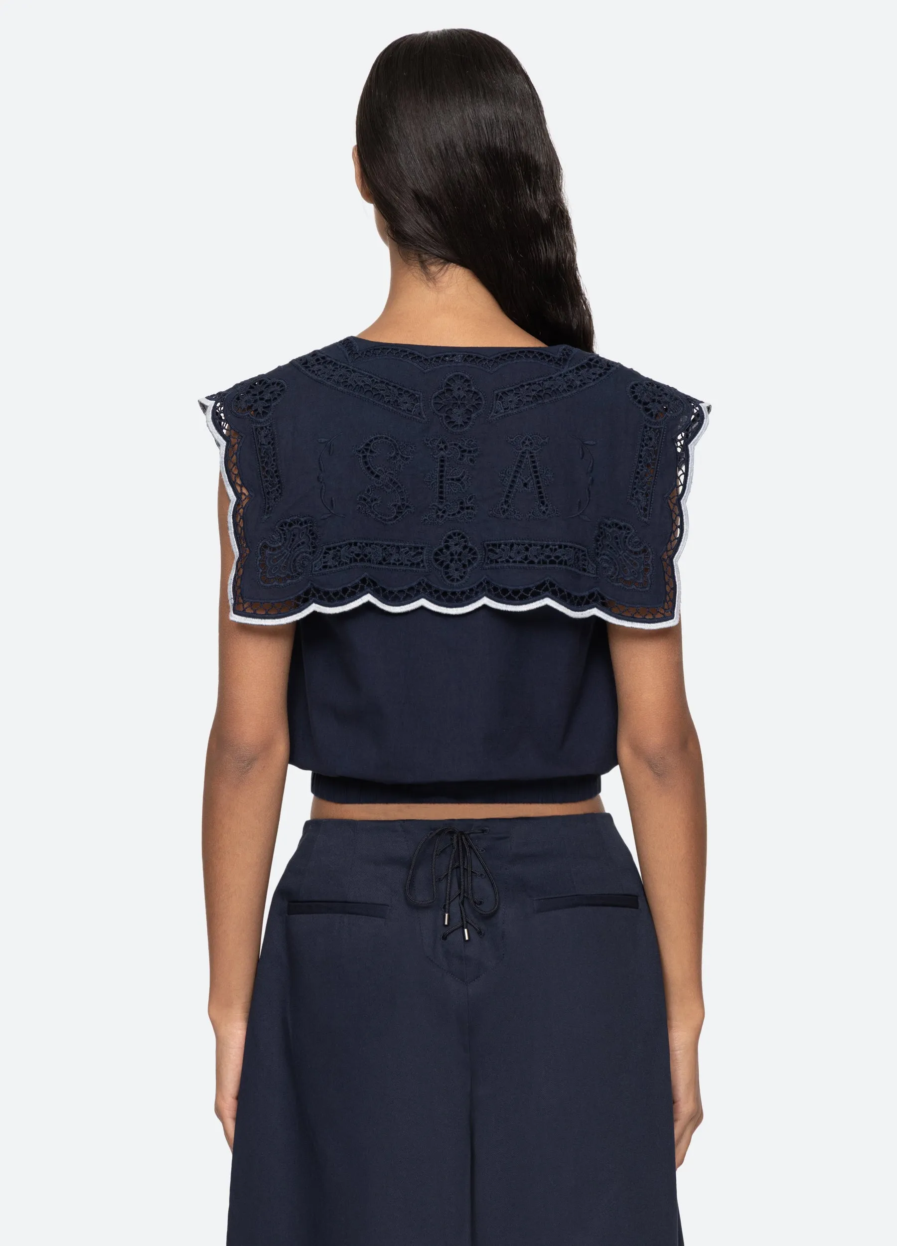 Marie Vest sold by Sea New York product image thumbnail 3