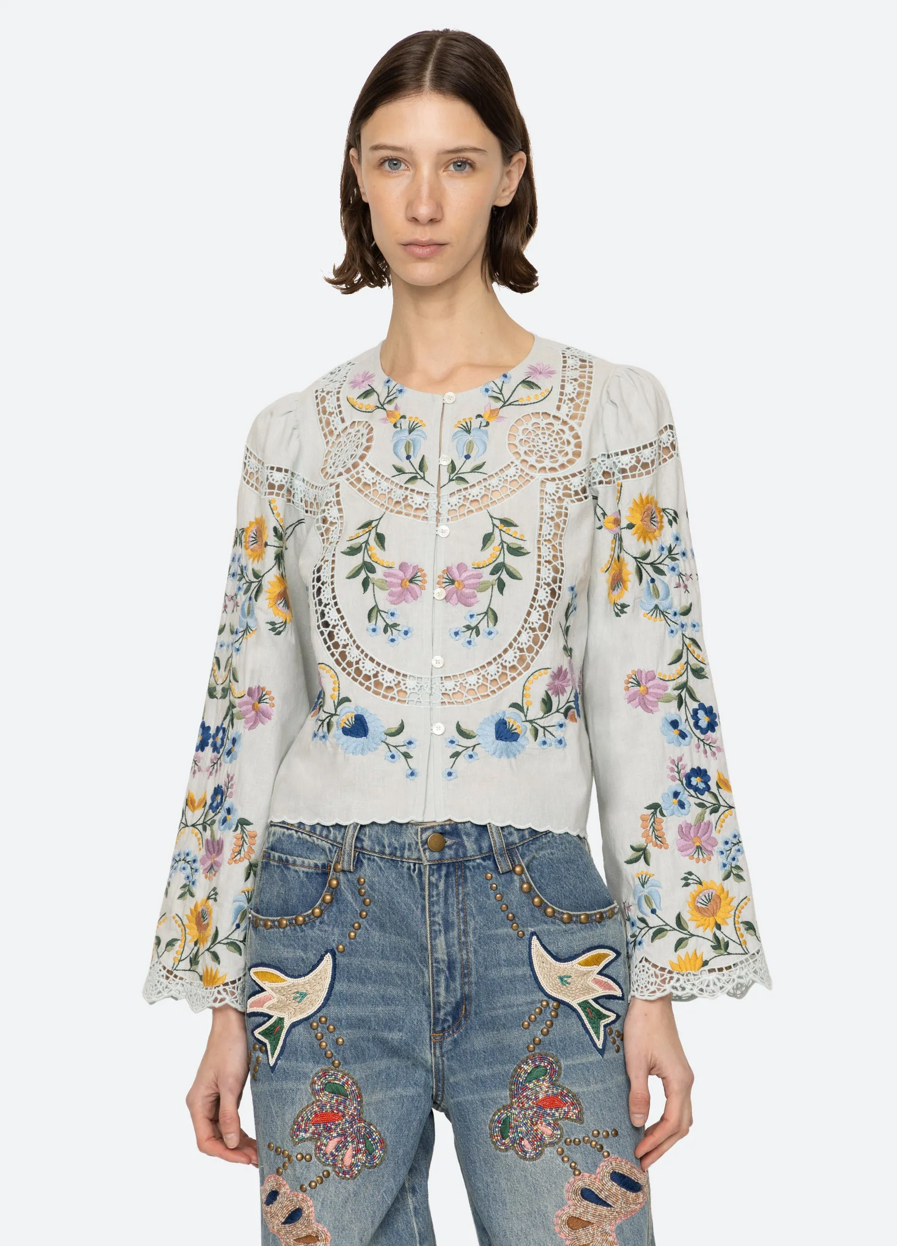 Celia L/S Top sold by Sea New York product image thumbnail 2