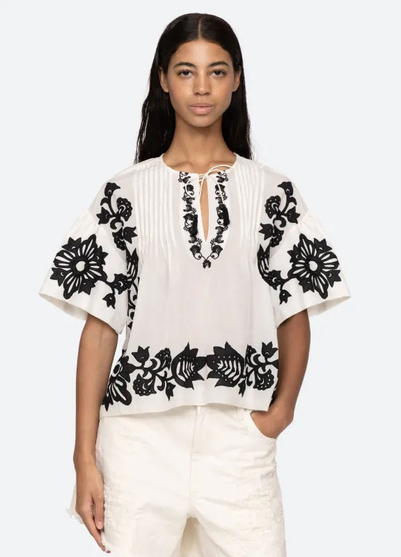 Liliana S/S Top sold by Sea New York