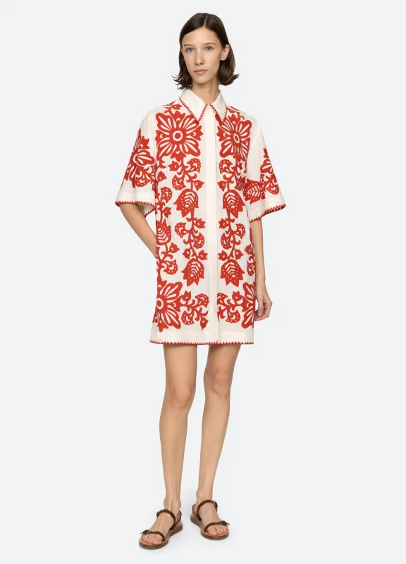 Liliana Shirt Dress made by Sea New York