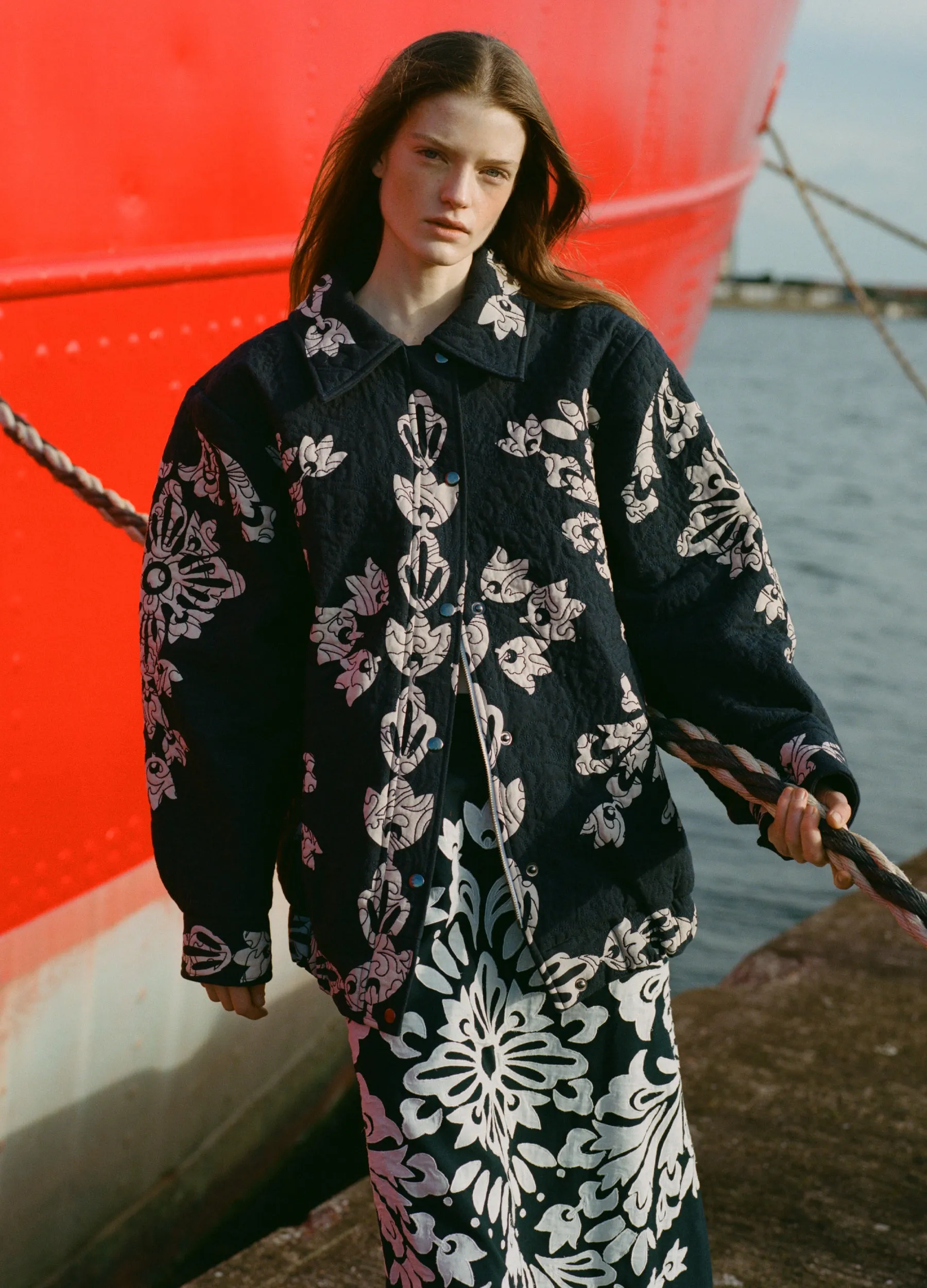 Liliana Quilted Jacket sold by Sea New York