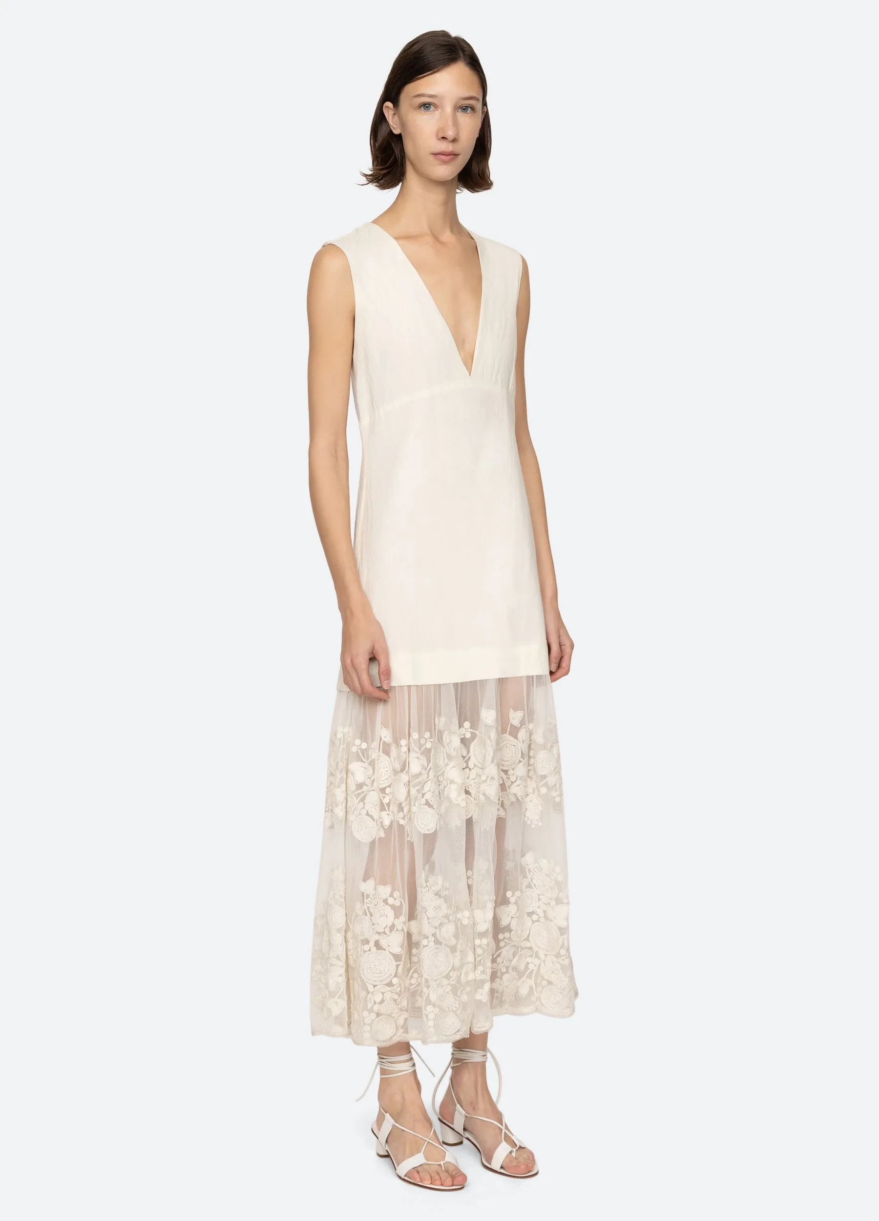 Arielle V-Neck Dress sold by Sea New York product image thumbnail 5