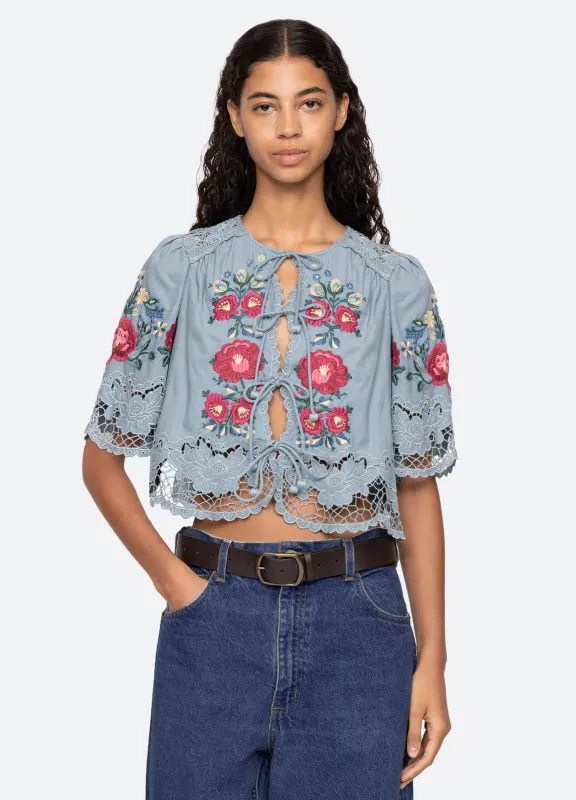 Rosaline S/S Top sold by Sea New York