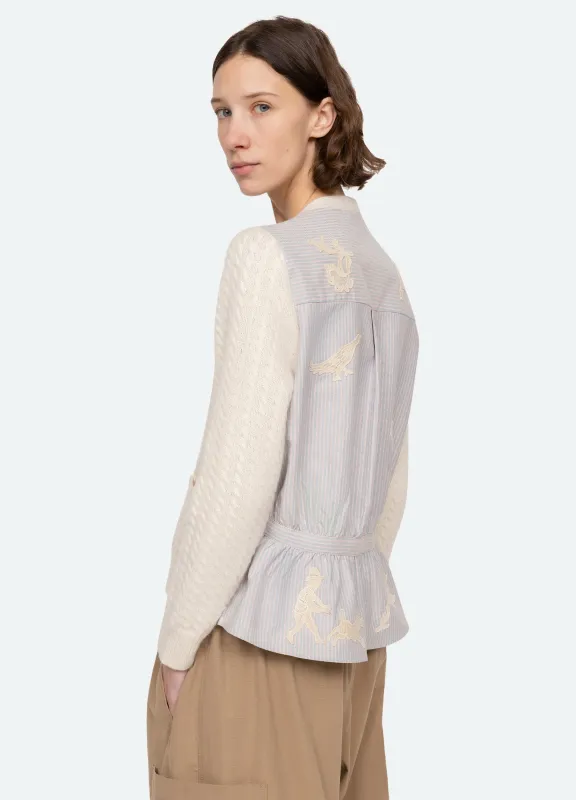 Lavinia Cardigan made by Sea New York