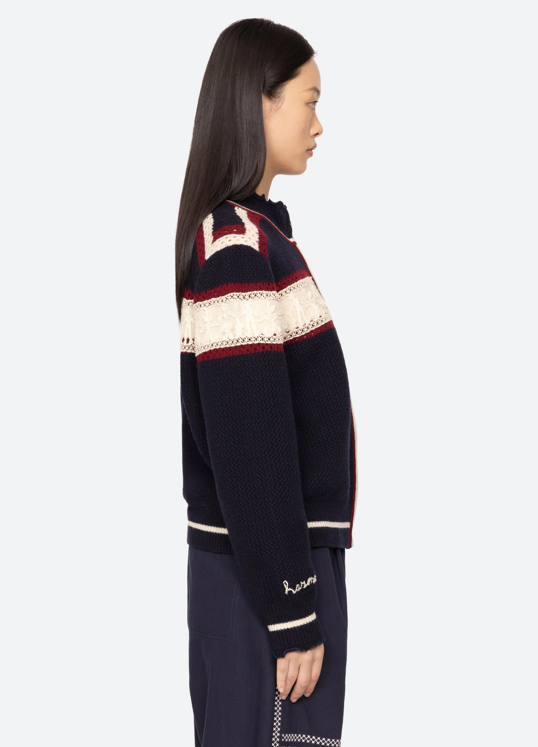 Hester Zip Cardigan sold by Sea New York product image thumbnail 4