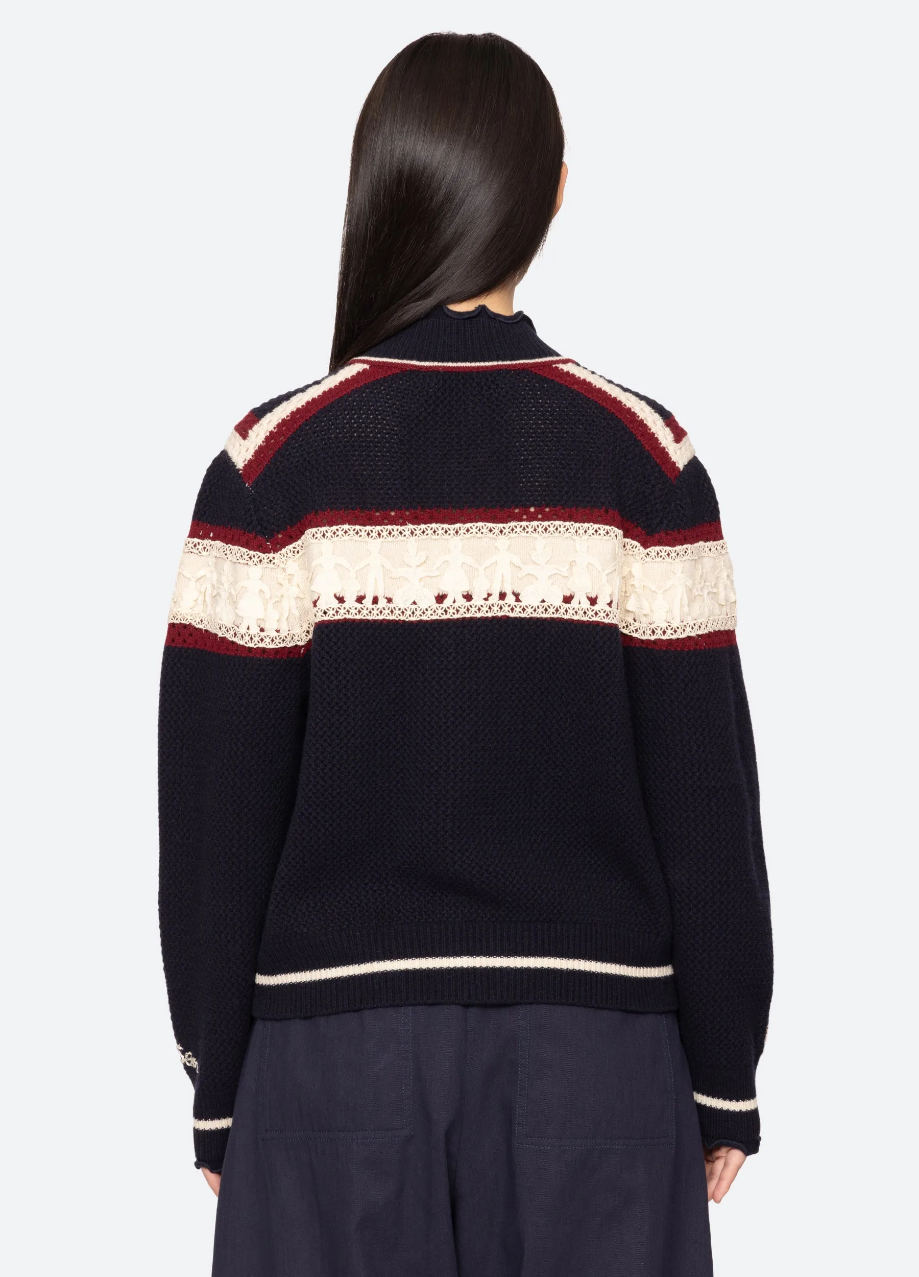 Hester Zip Cardigan sold by Sea New York product image thumbnail 3