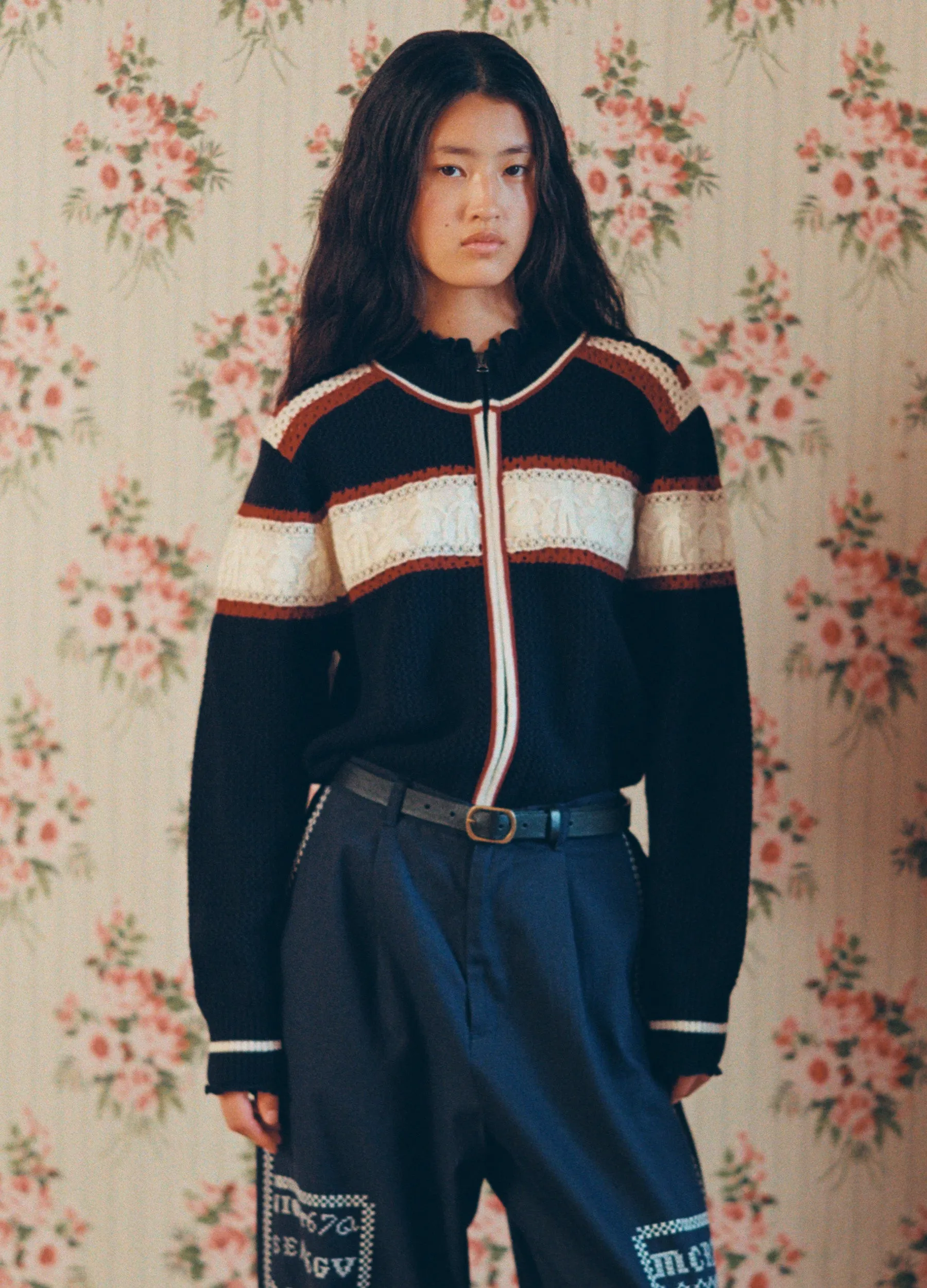 Hester Zip Cardigan sold by Sea New York