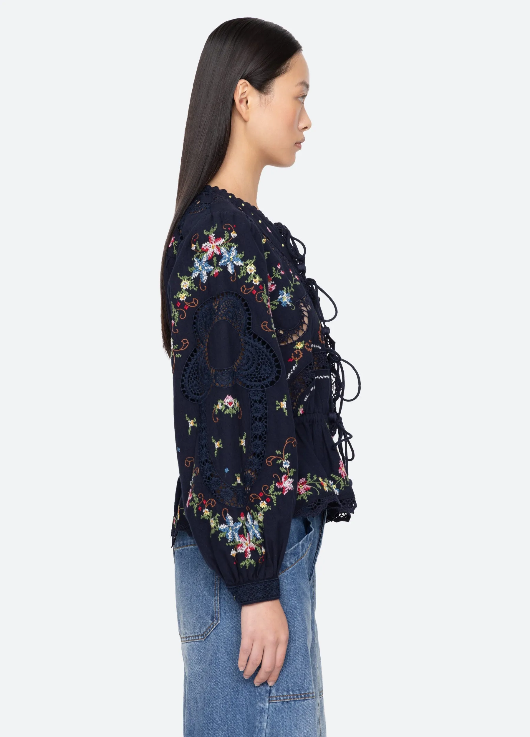 Edwina L/S Top sold by Sea New York product image thumbnail 3