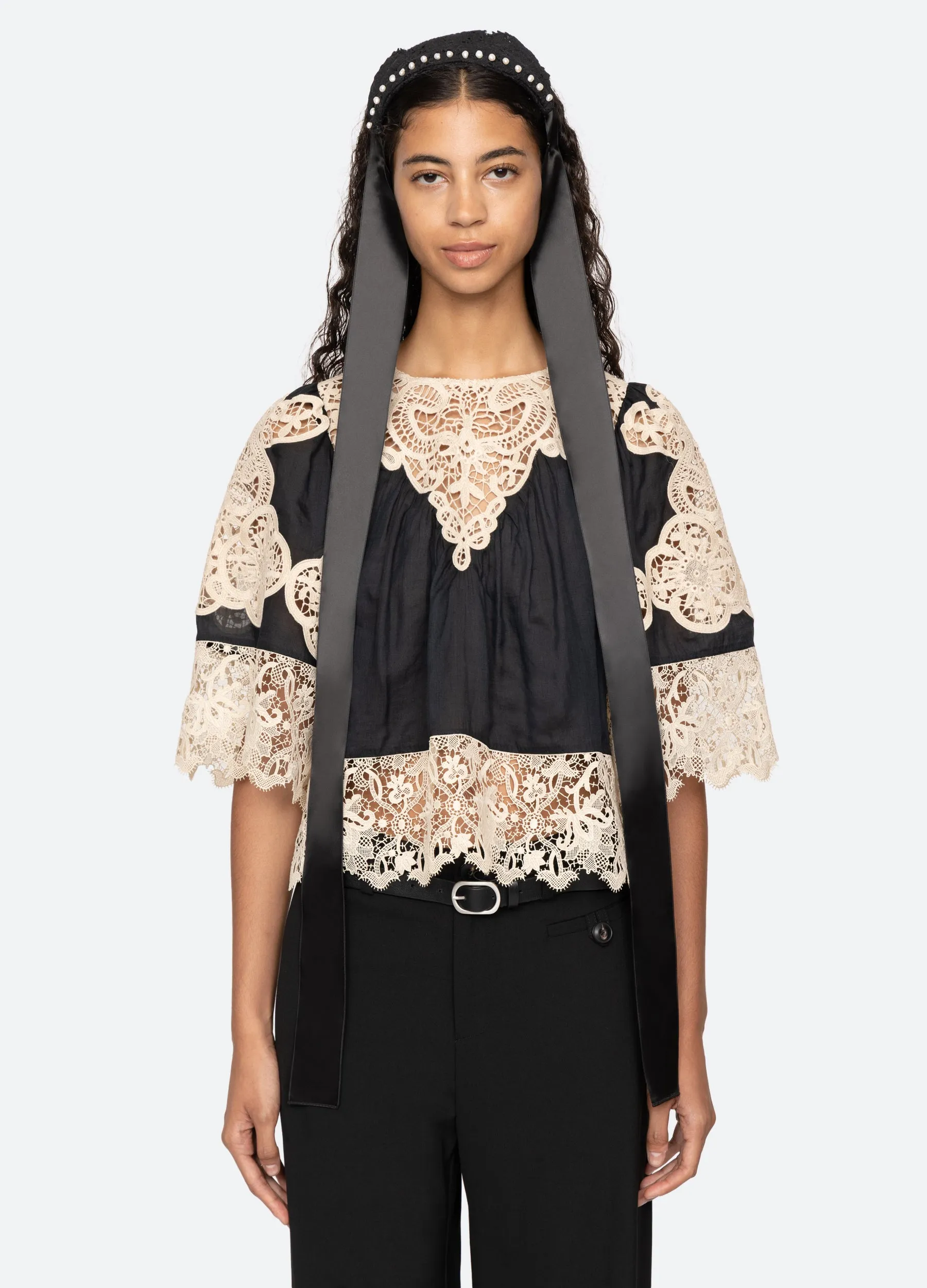 Inez Pearl headband sold by Sea New York product image thumbnail 3