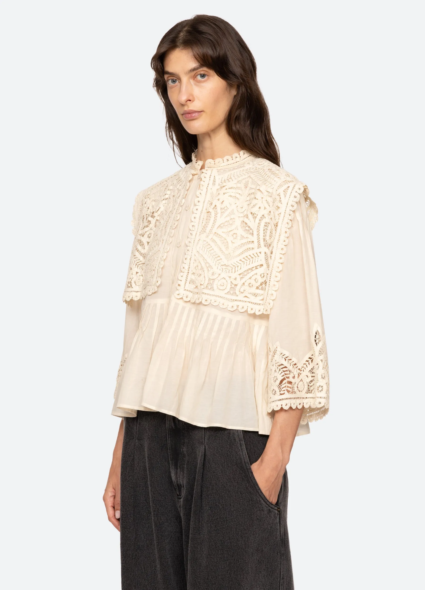 Adelina S/S Top sold by Sea New York product image thumbnail 4