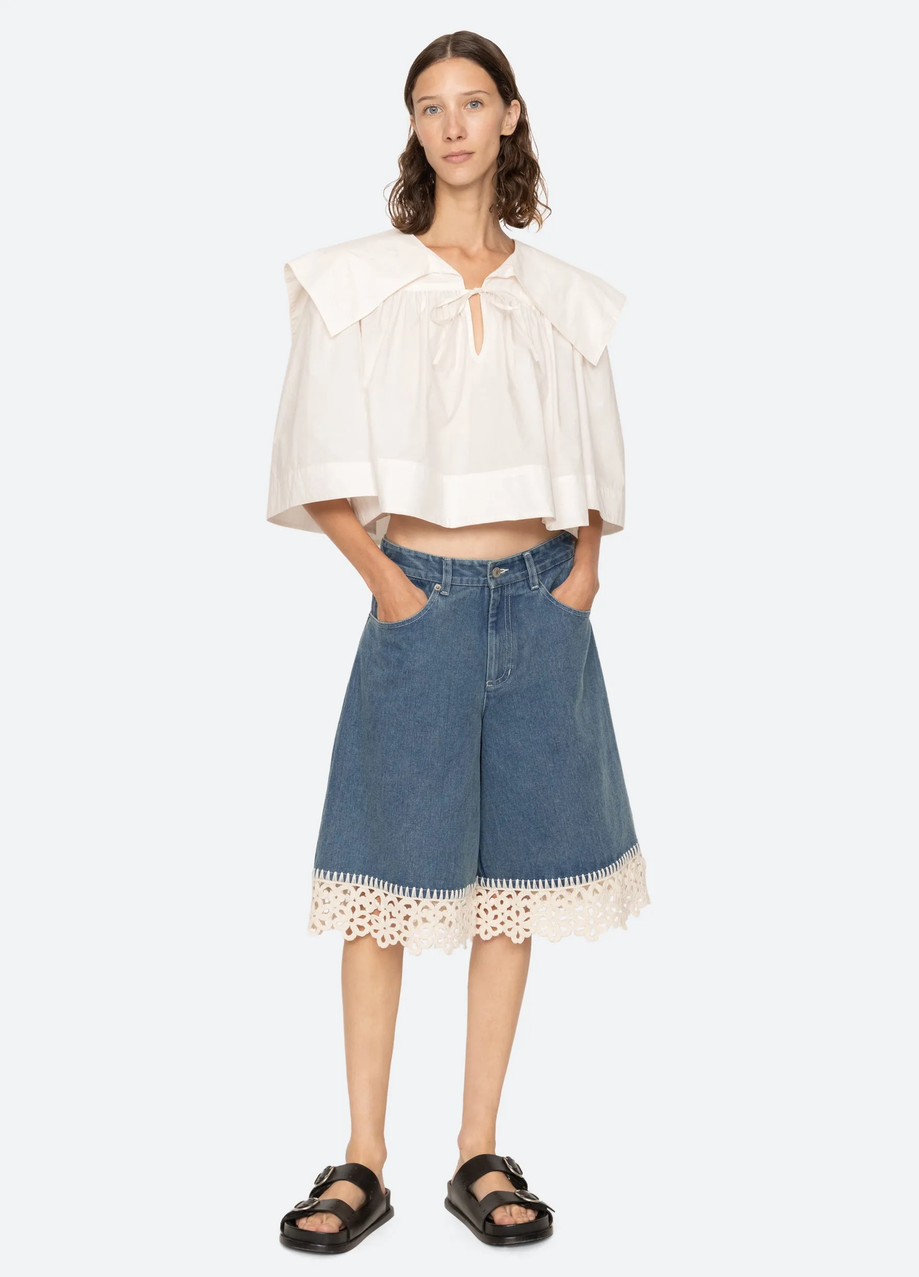 Stasia Culottes sold by Sea New York product image thumbnail 3