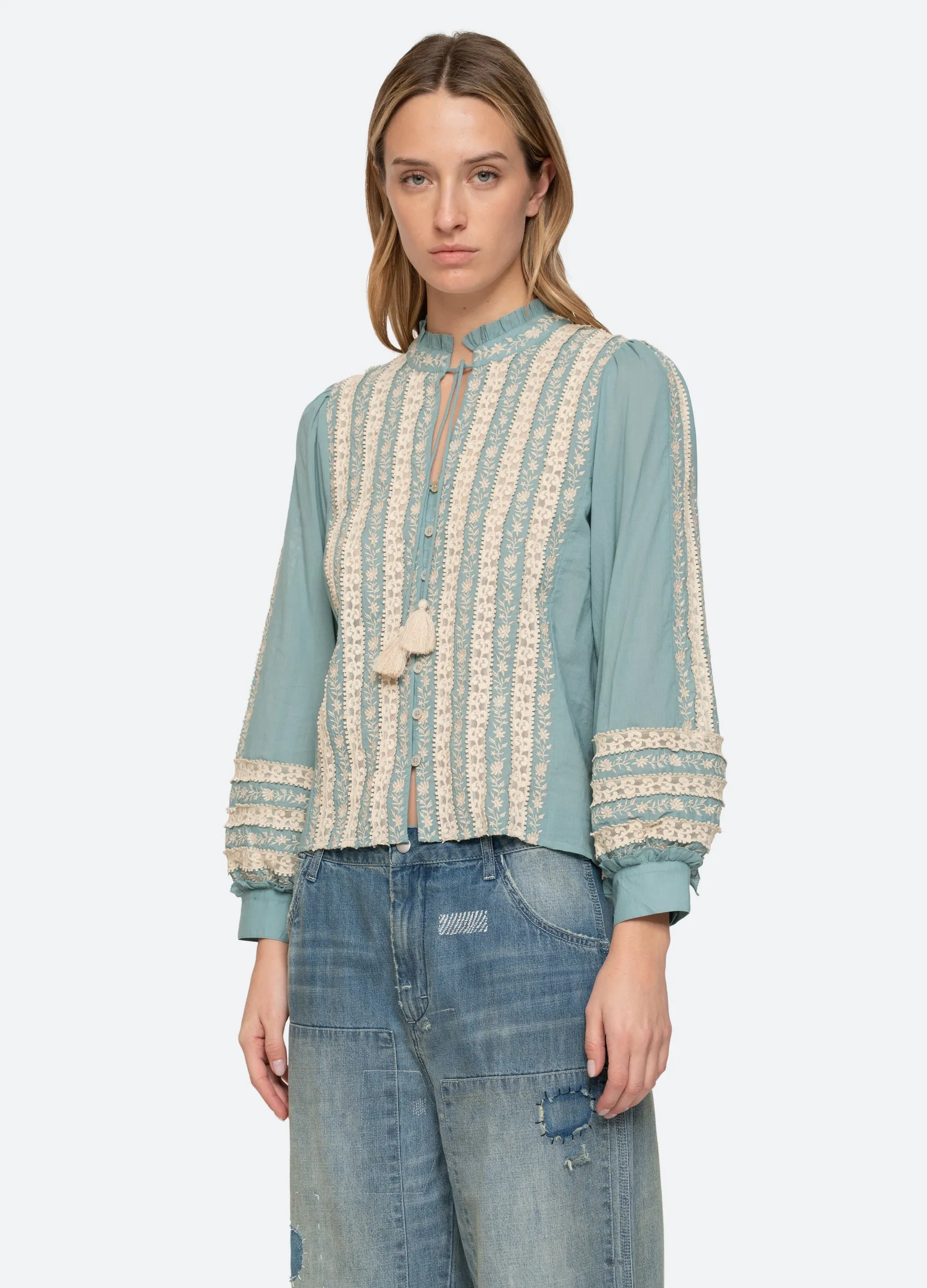 Kirsten L/S Top sold by Sea New York product image thumbnail 4