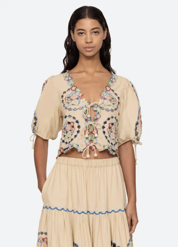 Melinda S/S Top made by Sea New York