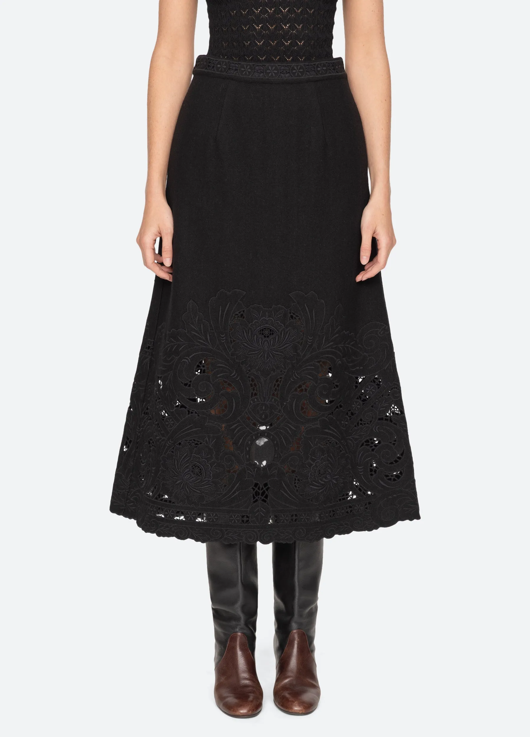 Ceci Midi Skirt sold by Sea New York