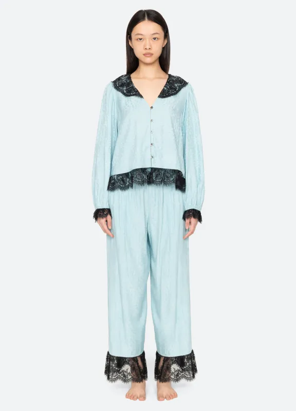 Lila PJ Set made by Sea New York