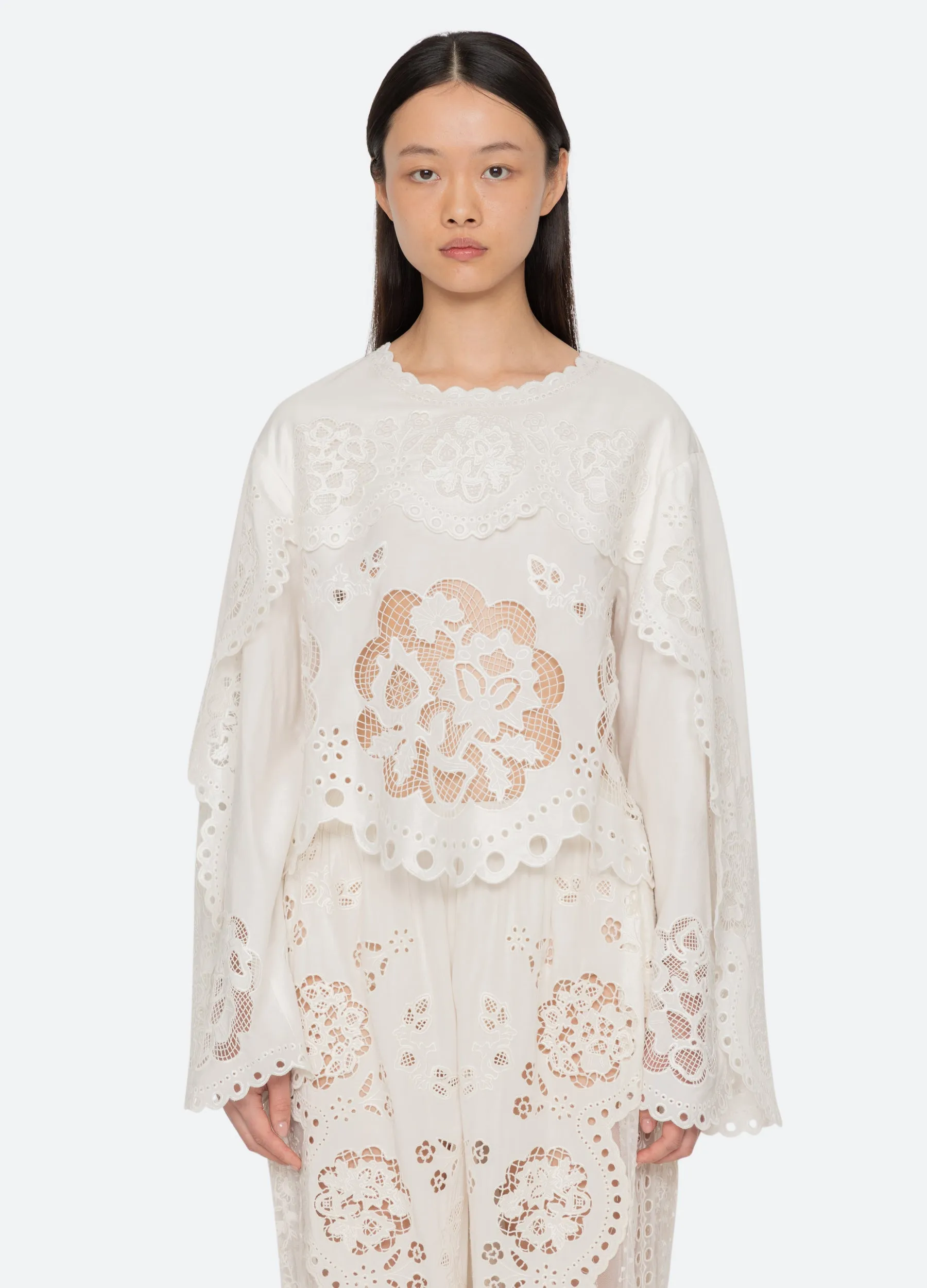 Gardener L/S Top sold by Sea New York product image thumbnail 2