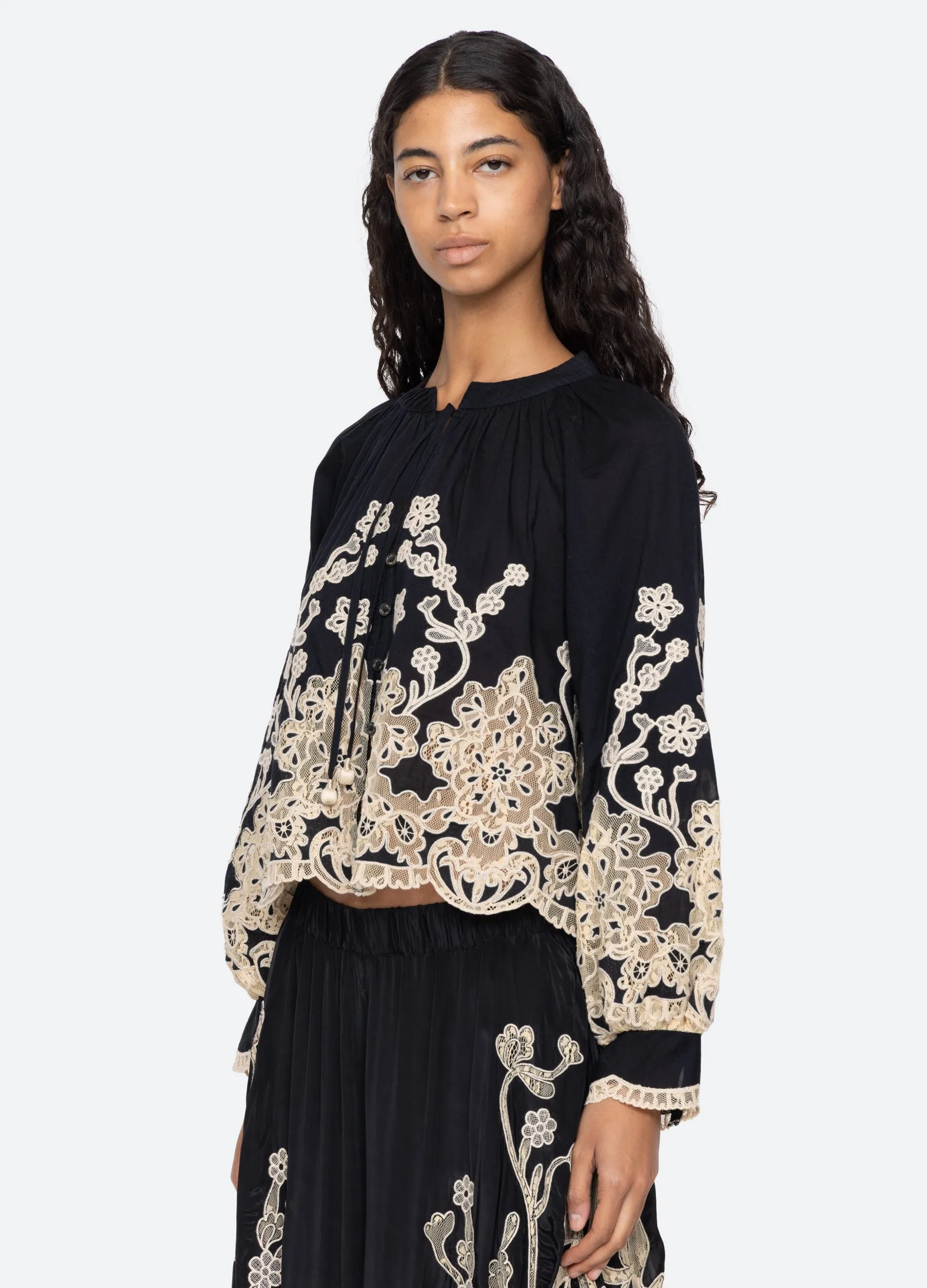 Gracelyn L/S Top sold by Sea New York product image thumbnail 4