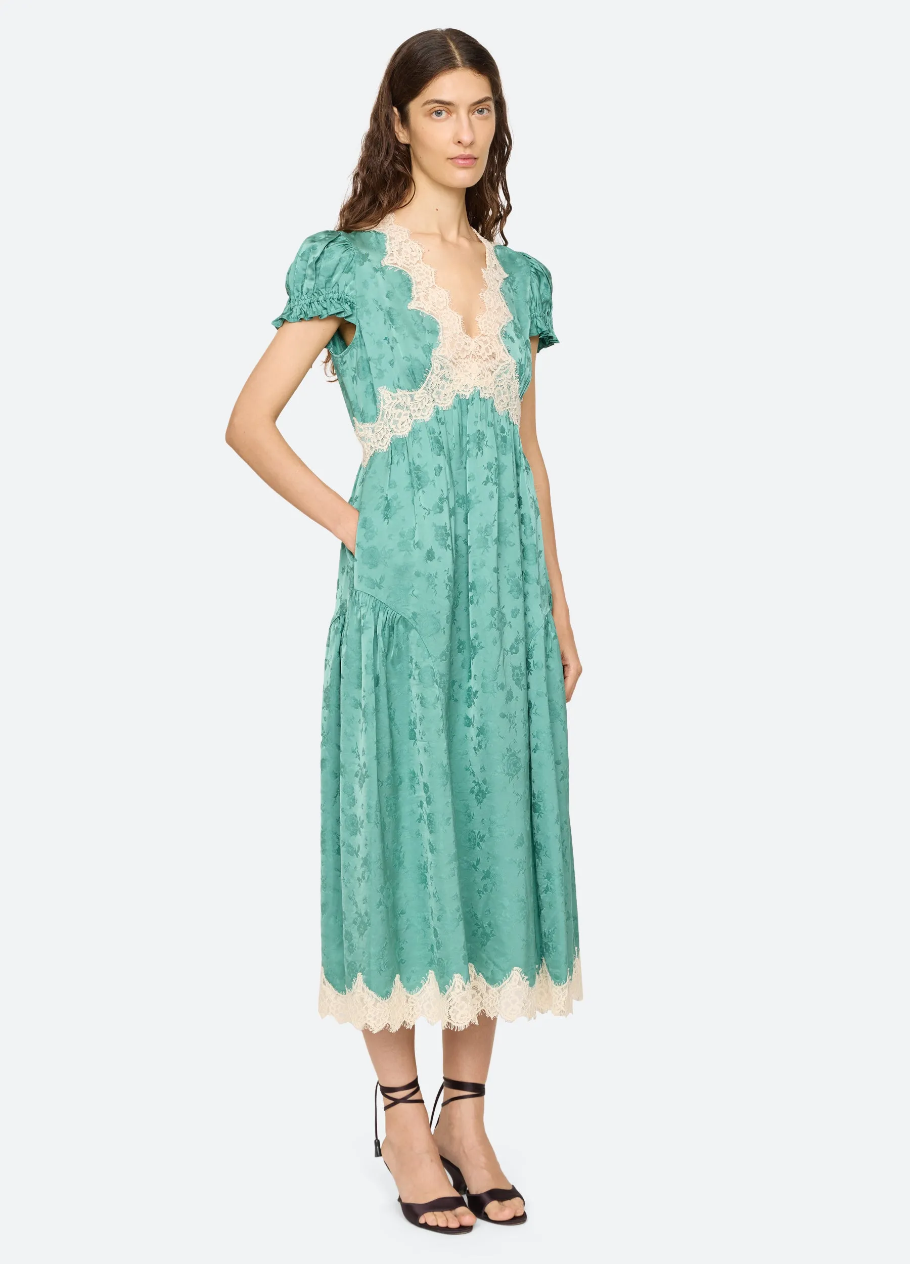 Shay V-Neck Dress sold by Sea New York product image thumbnail 5