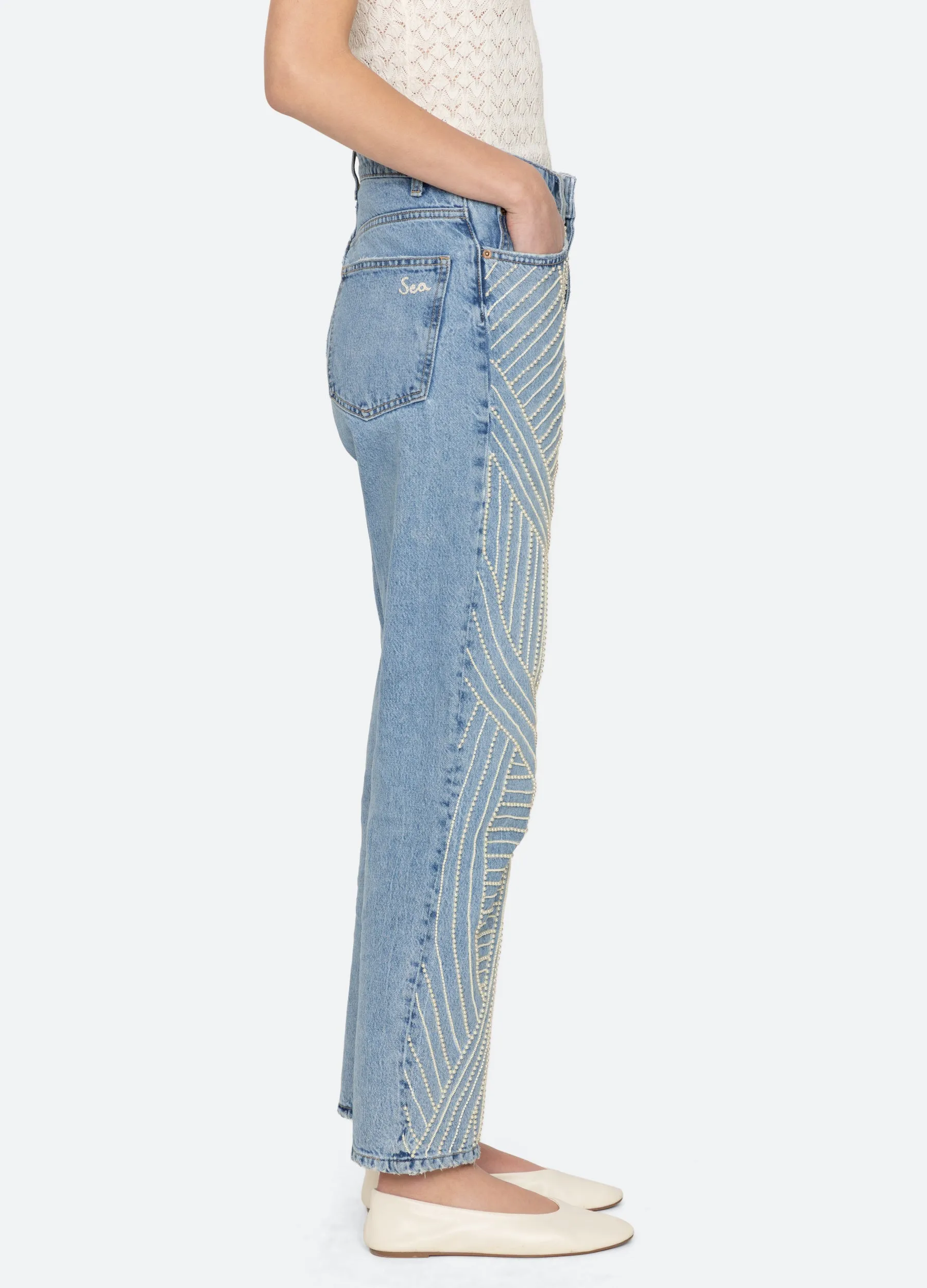 Carlotta Jeans sold by Sea New York product image thumbnail 4