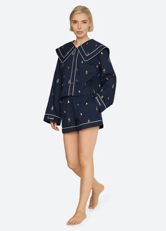 Liana Short PJ Set made by Sea New York