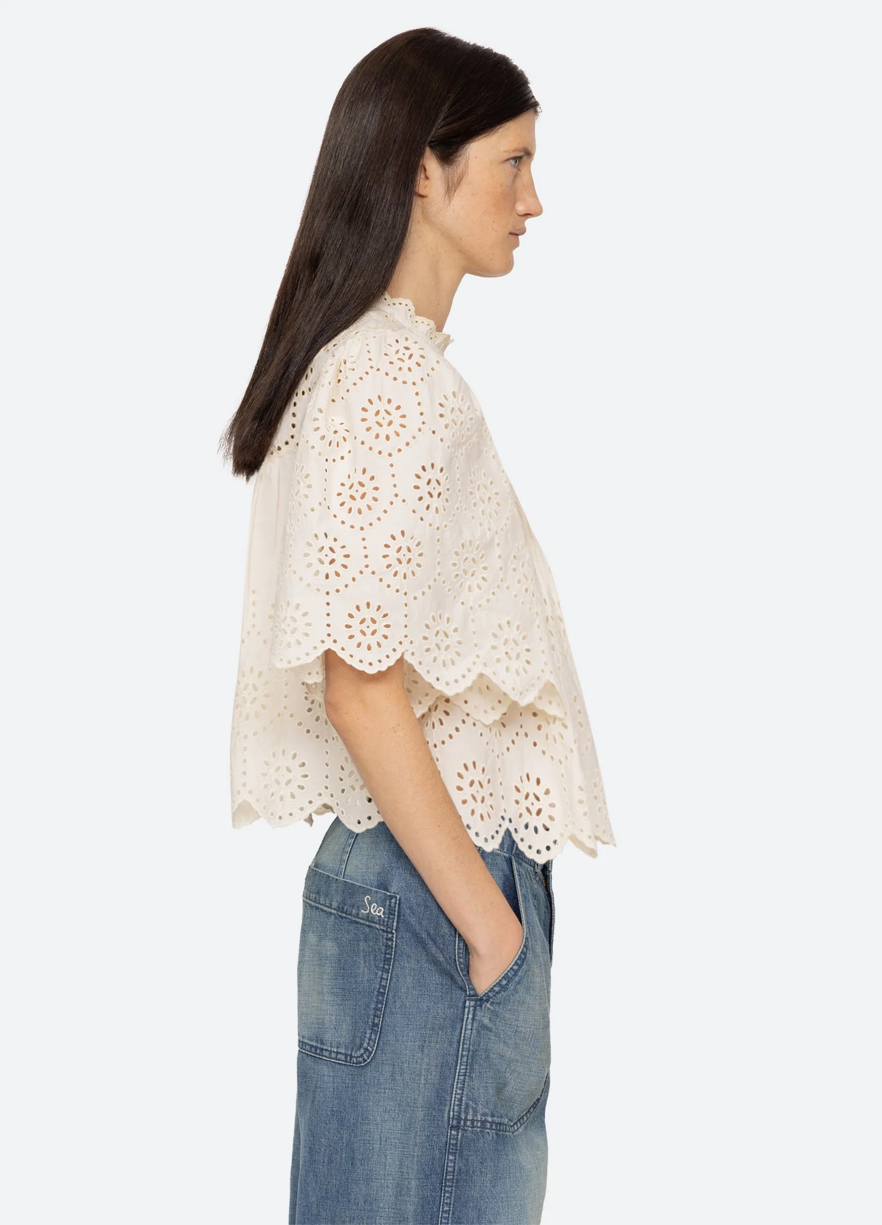 Lainey S/S Top sold by Sea New York product image thumbnail 3