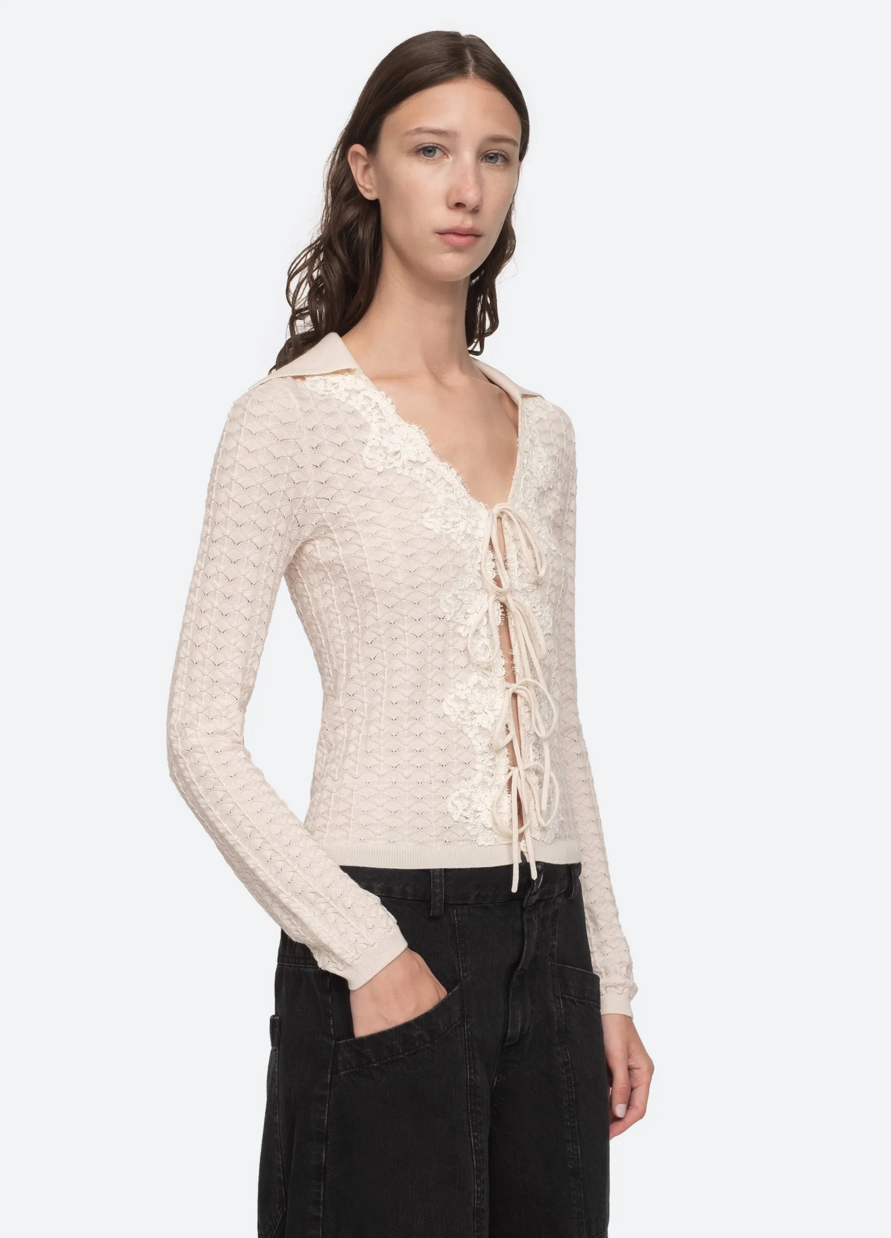 Kyra Cardigan sold by Sea New York product image thumbnail 3