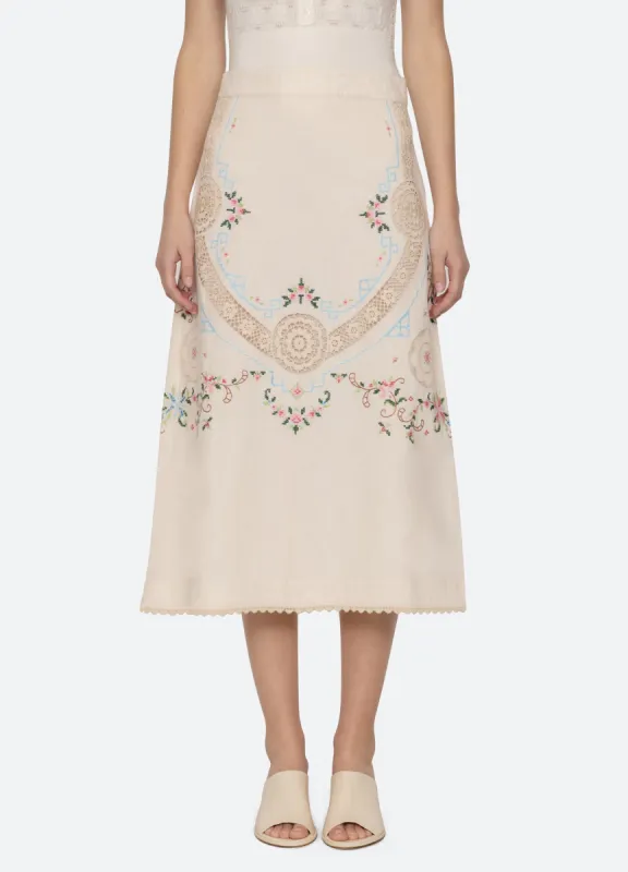 Edwina Skirt sold by Sea New York