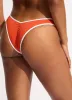 Beach Bound Scoop High Cut Bikini Bottom - Tamarillo sold by Seafolly