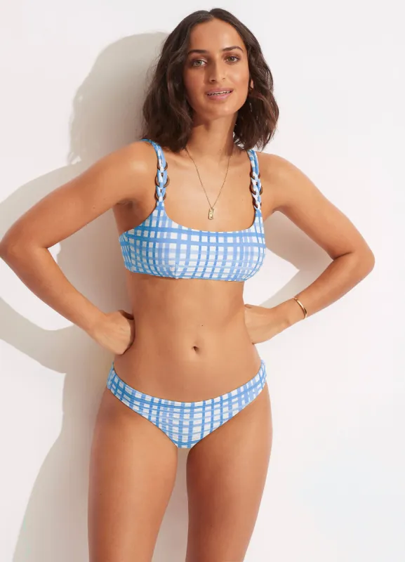 Amalfi Check Hipster - Amalfi Blue sold by Seafolly